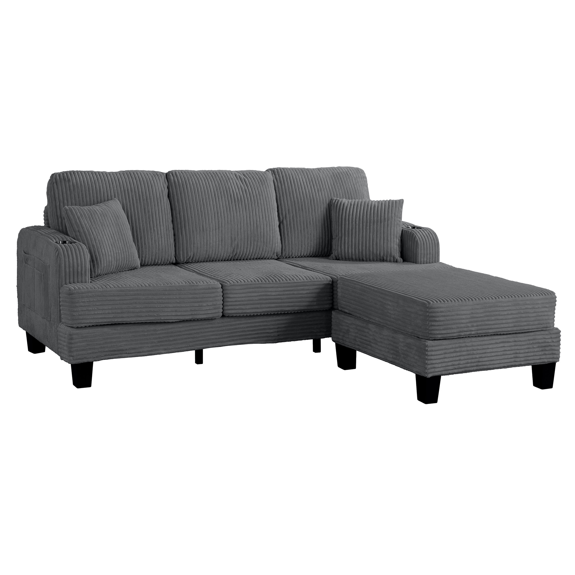 IHOMEadore MDSL6932DG Sofas-Loveseats - View #17