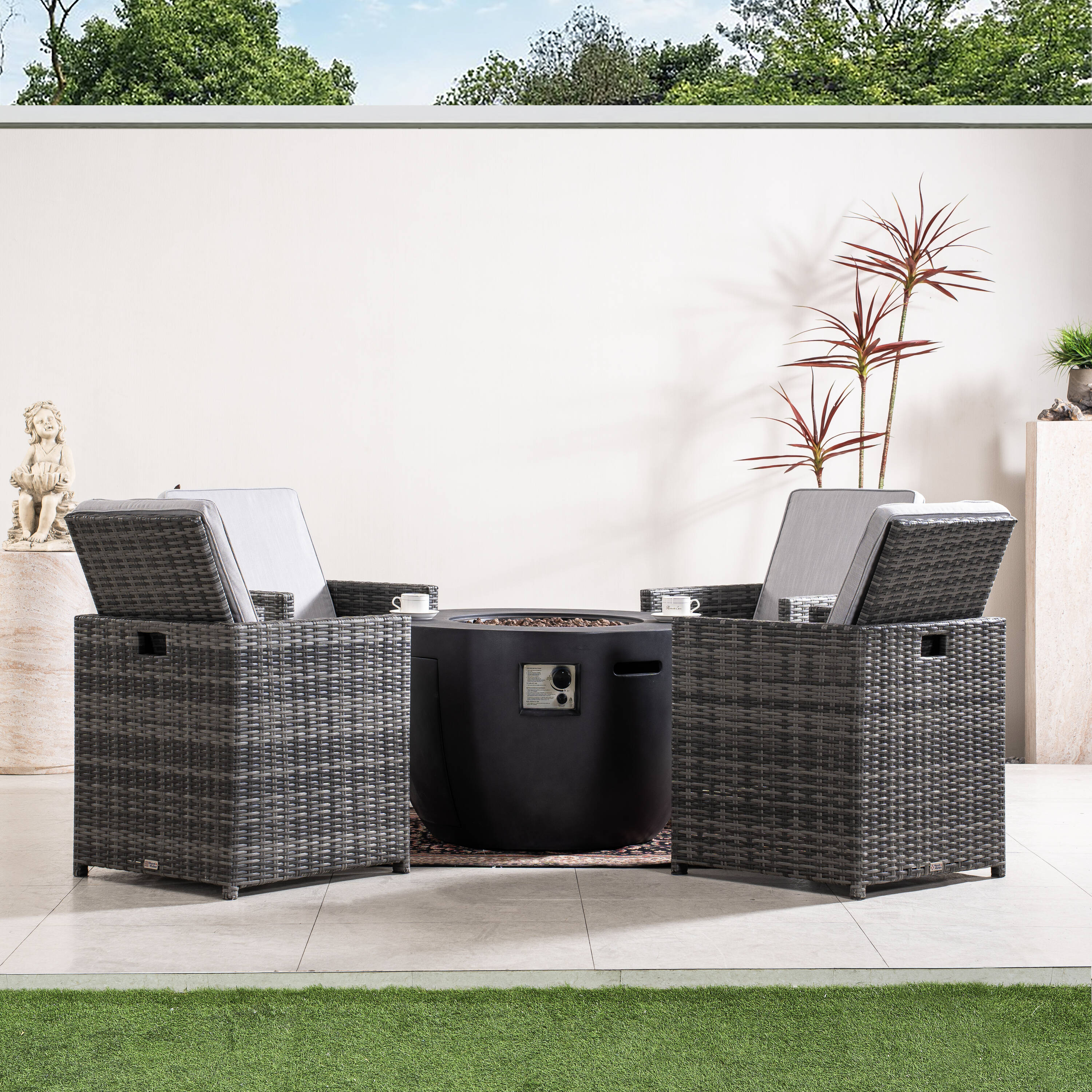 Direct Wicker DWG-2160DG3234G Patio-Conversation-Sets - View #4