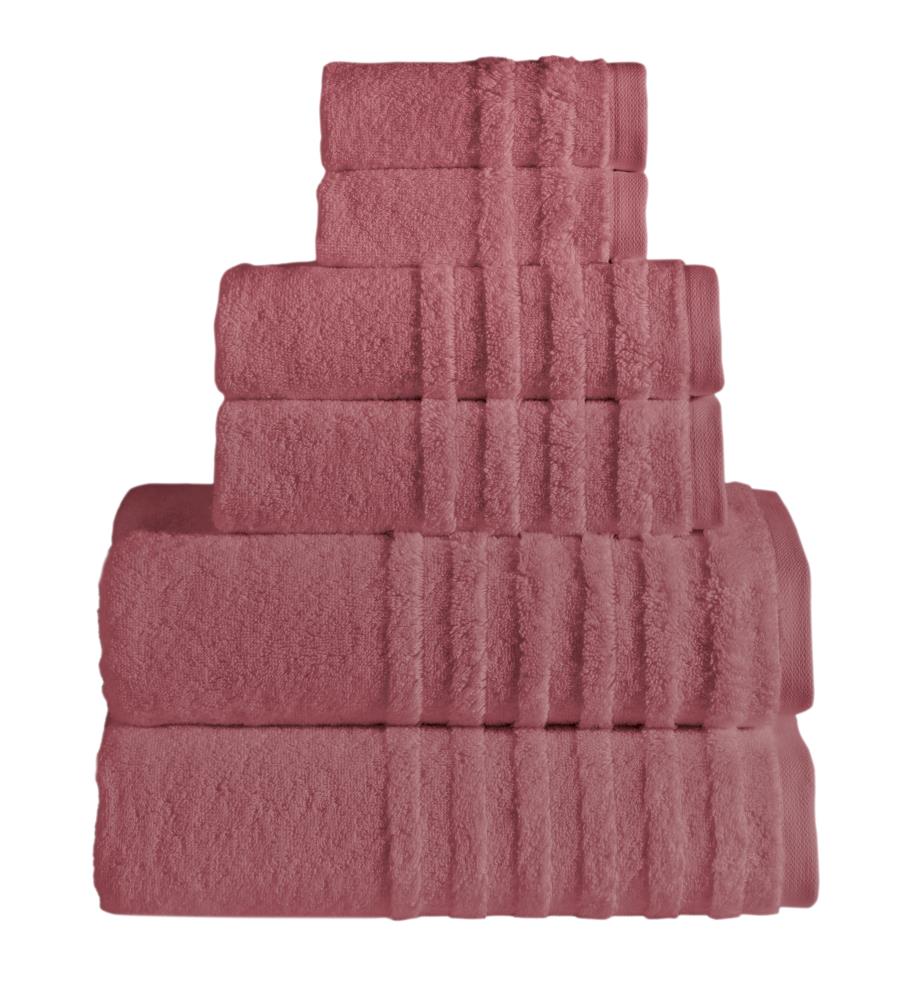 Pink Bath Towels Set 2, 32x55