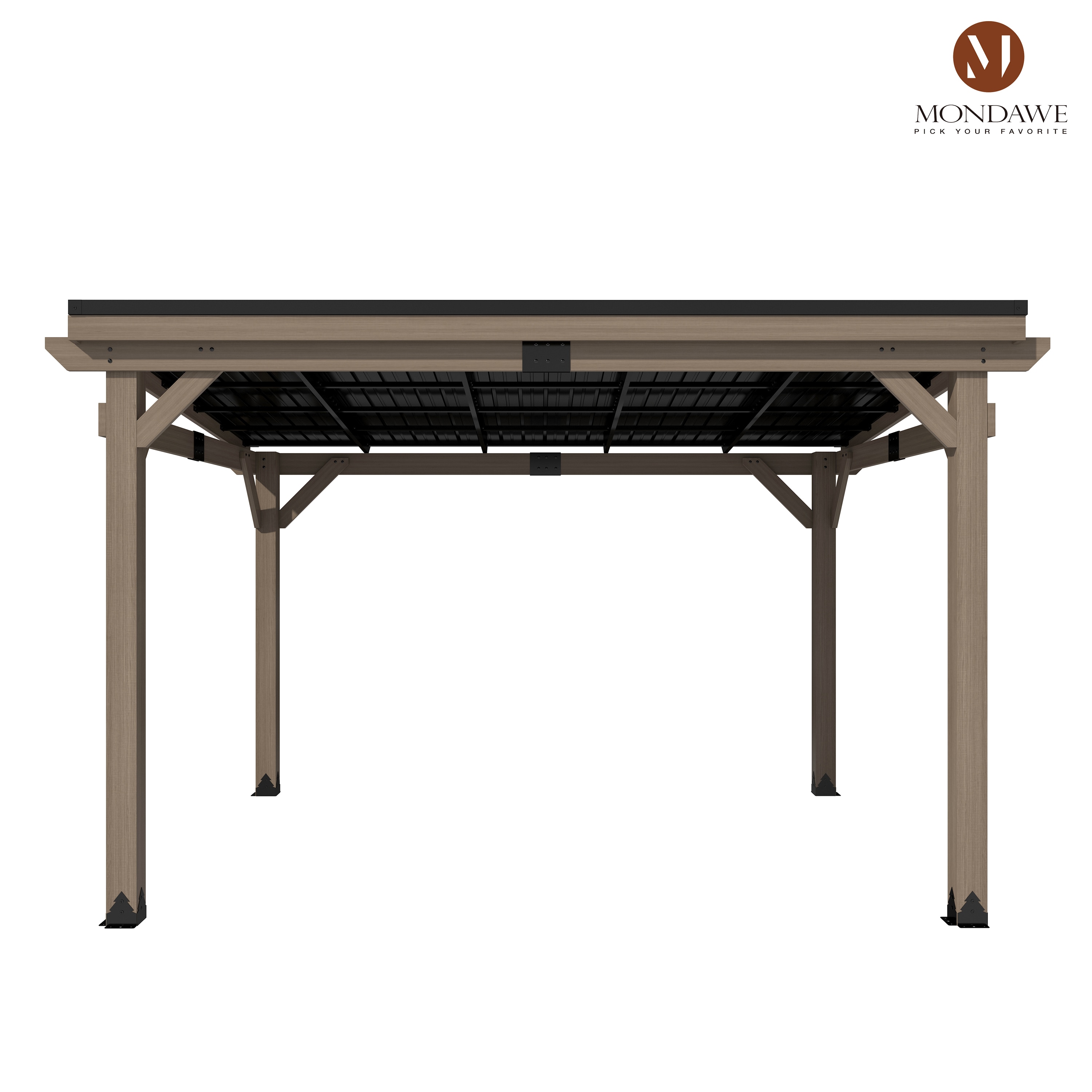 Mondawe MO-5004A-4 Wood-Resin-Gazebos - View #4