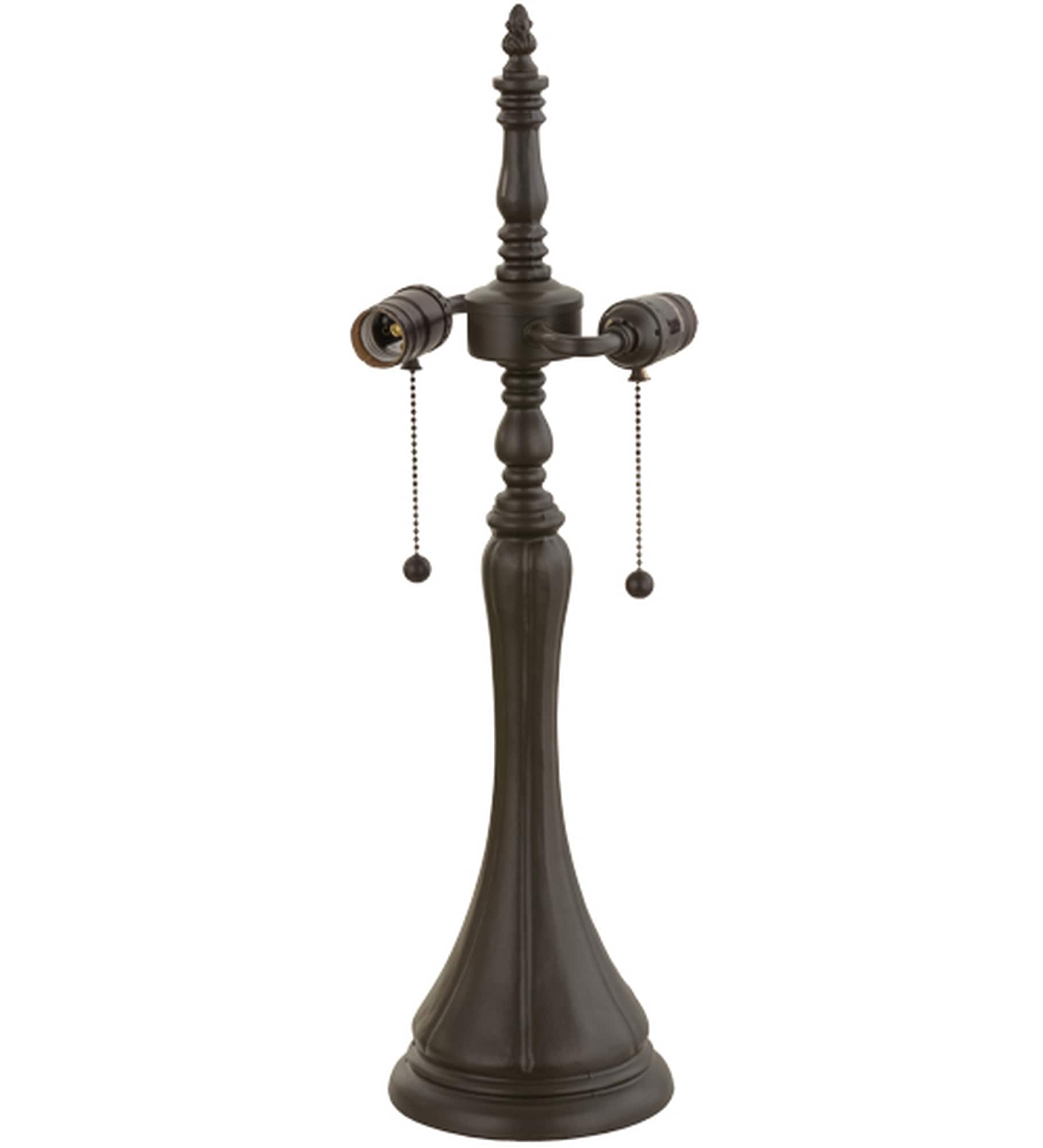 Meyda Tiffany Lighting 19152 23 in. H Fluted 2 Lt Table Base