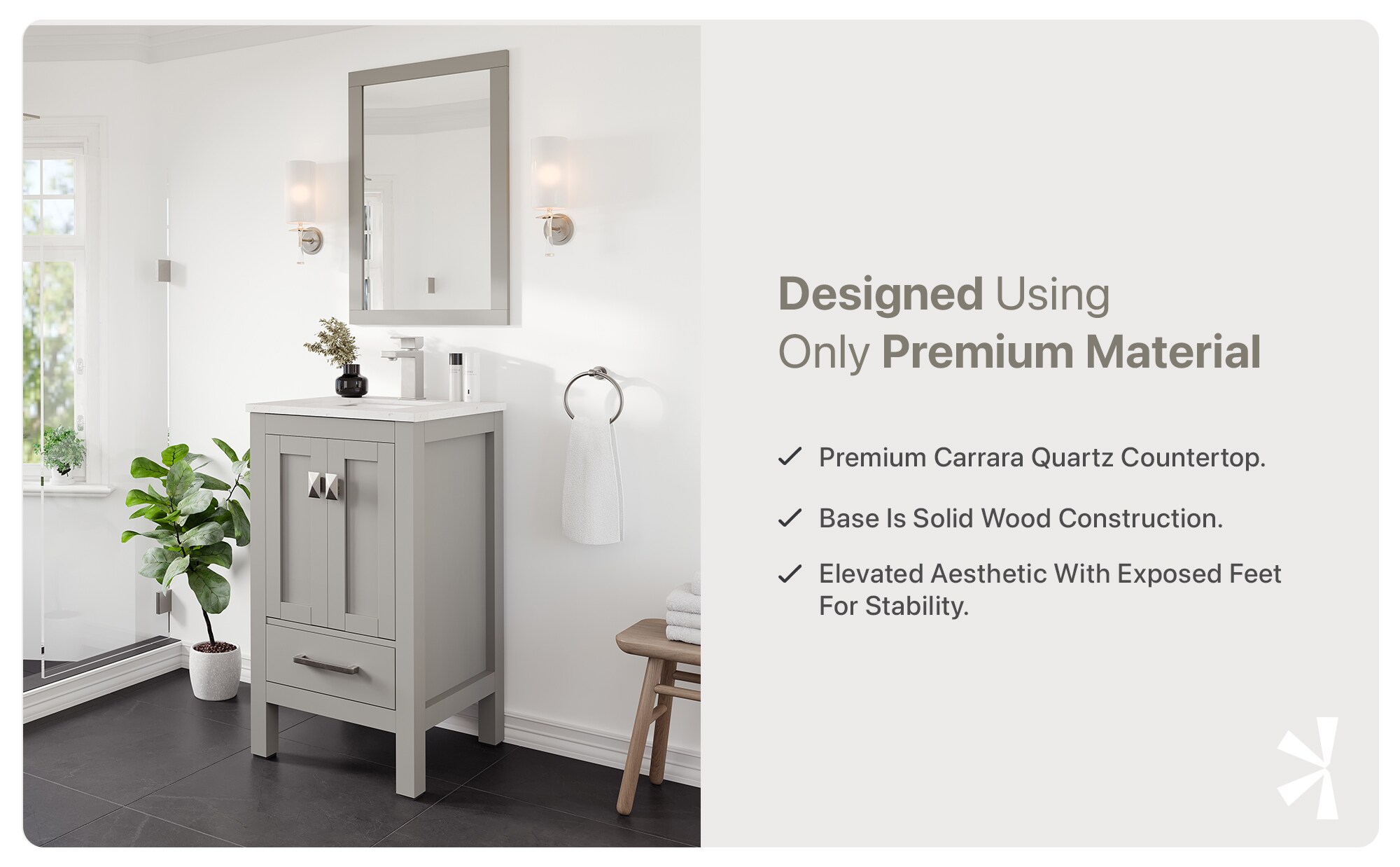 Eviva TVN414-20X18GR-Q Bath-Vanity-Combo - View #8