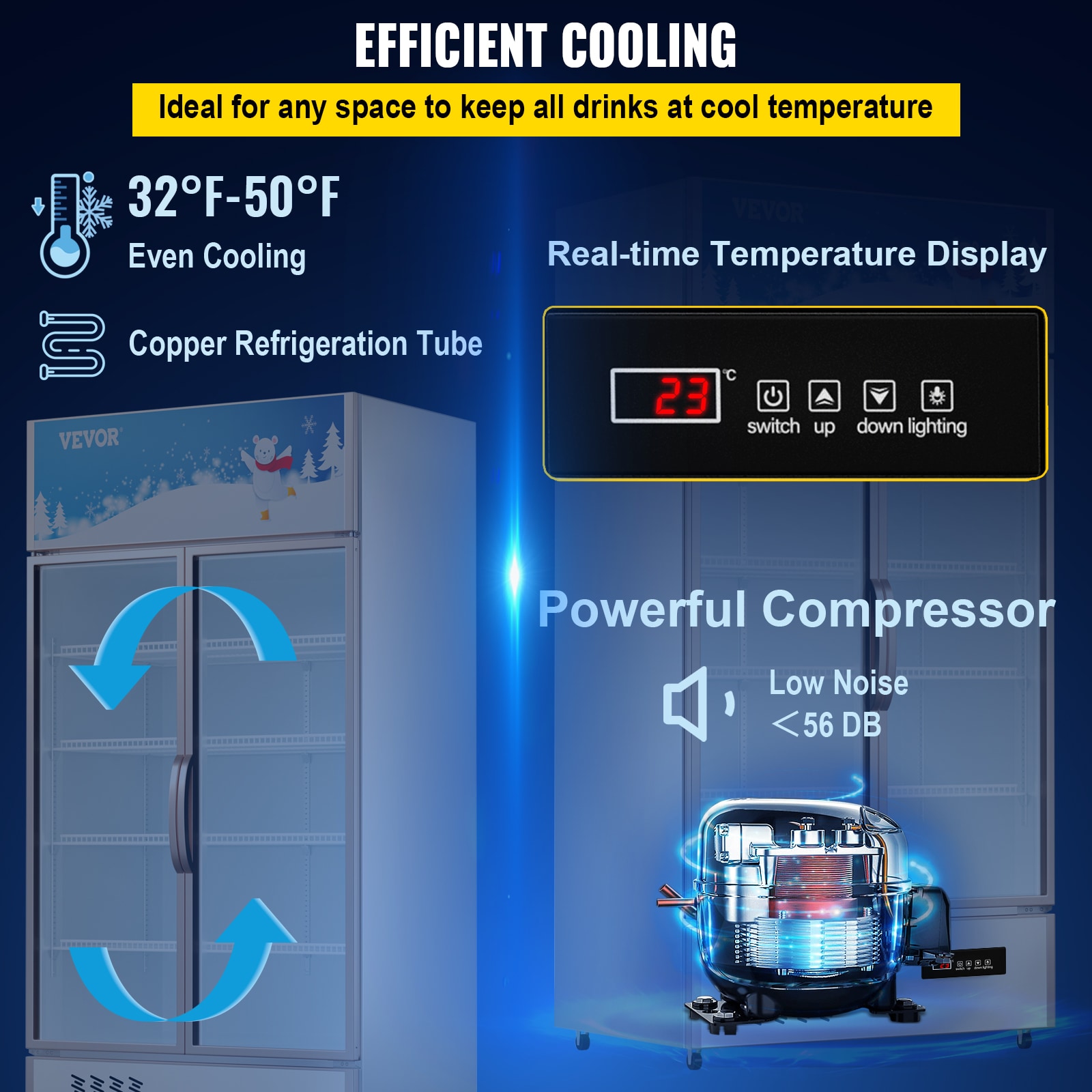 VEVOR SMB23CUFT110VTUP5V1 Commercial-Refrigerators - View #6