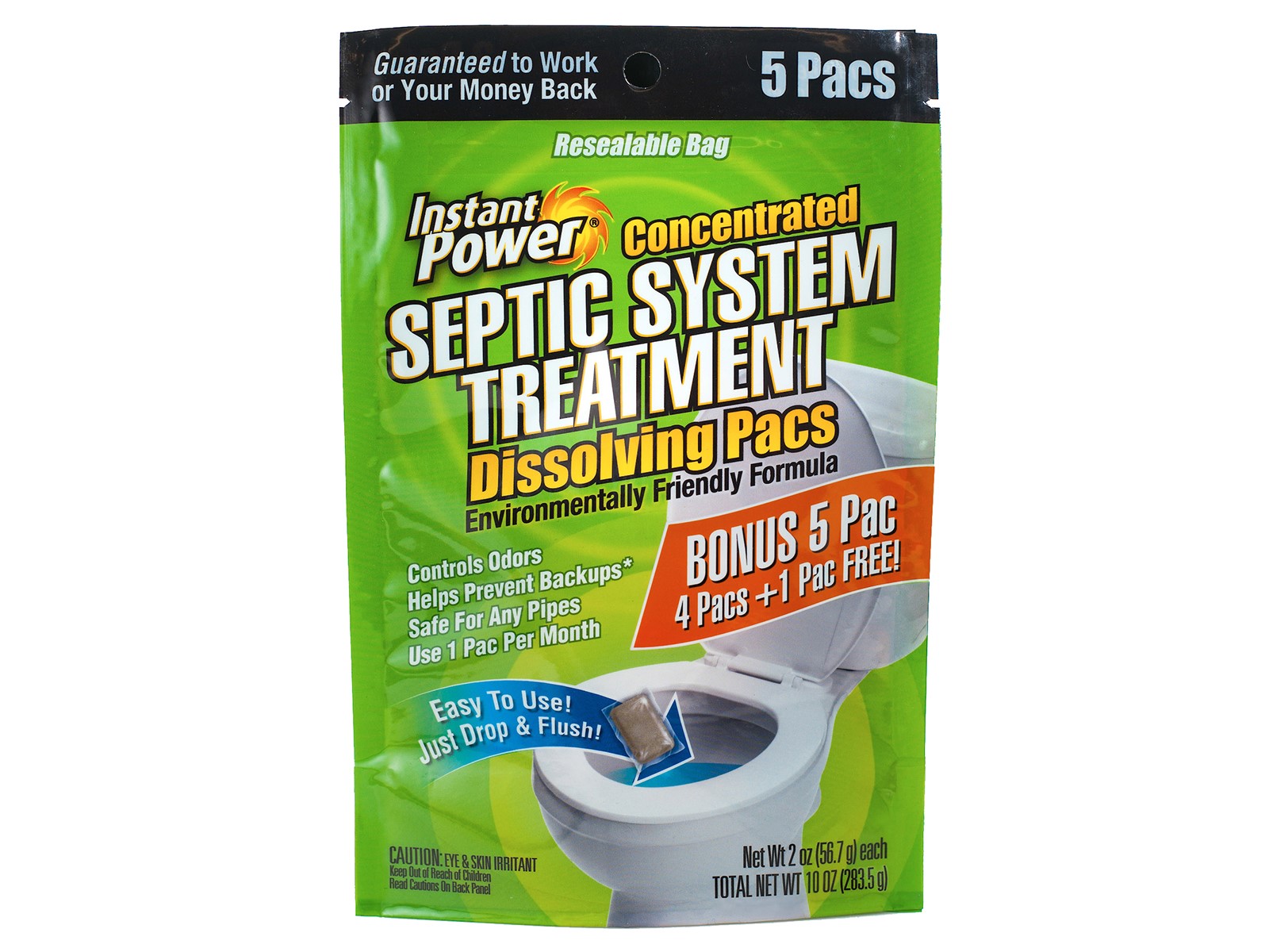 5 Pack Drain & Septic Cleaners at