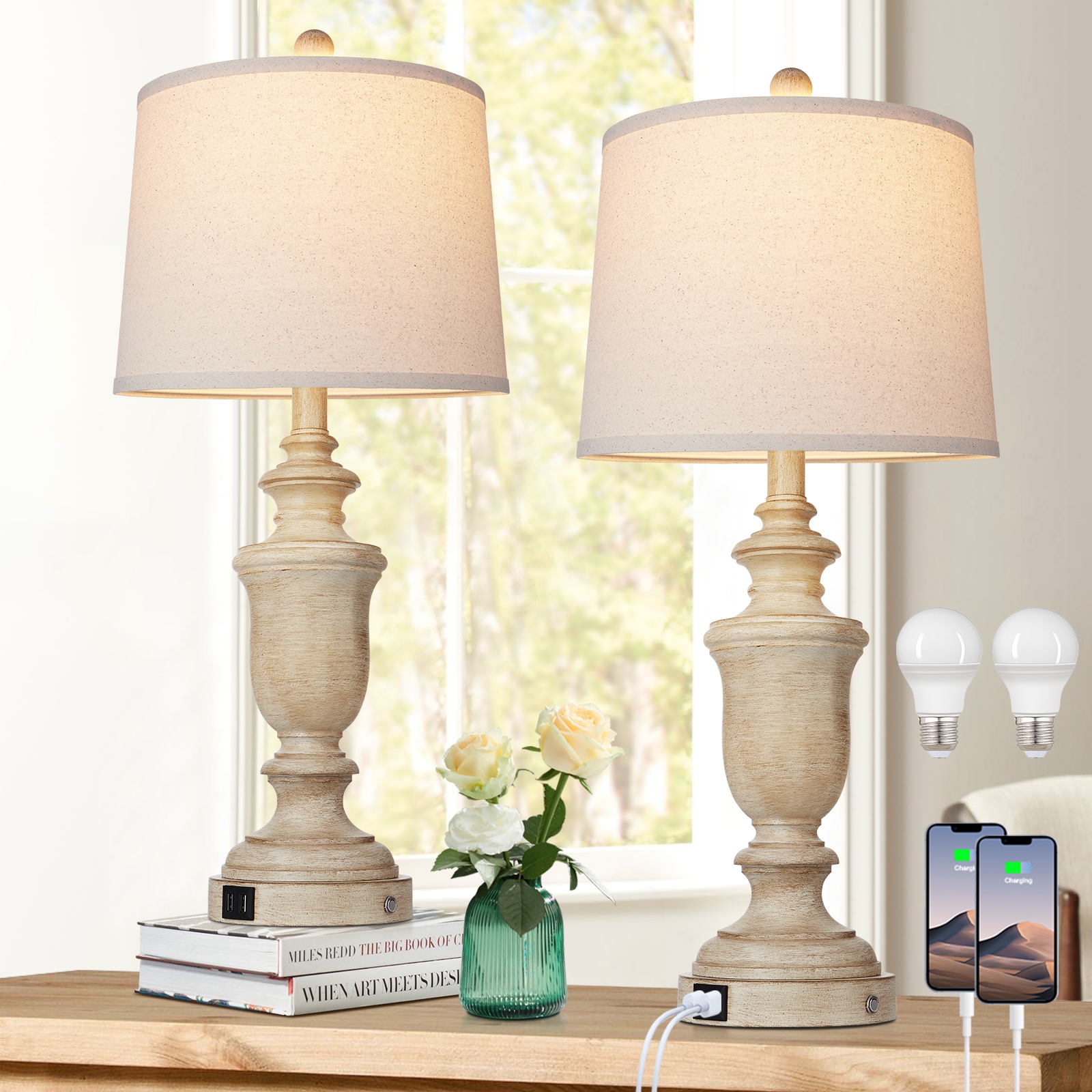 UrFurnishings TD-218 Table-Lamps - View #4