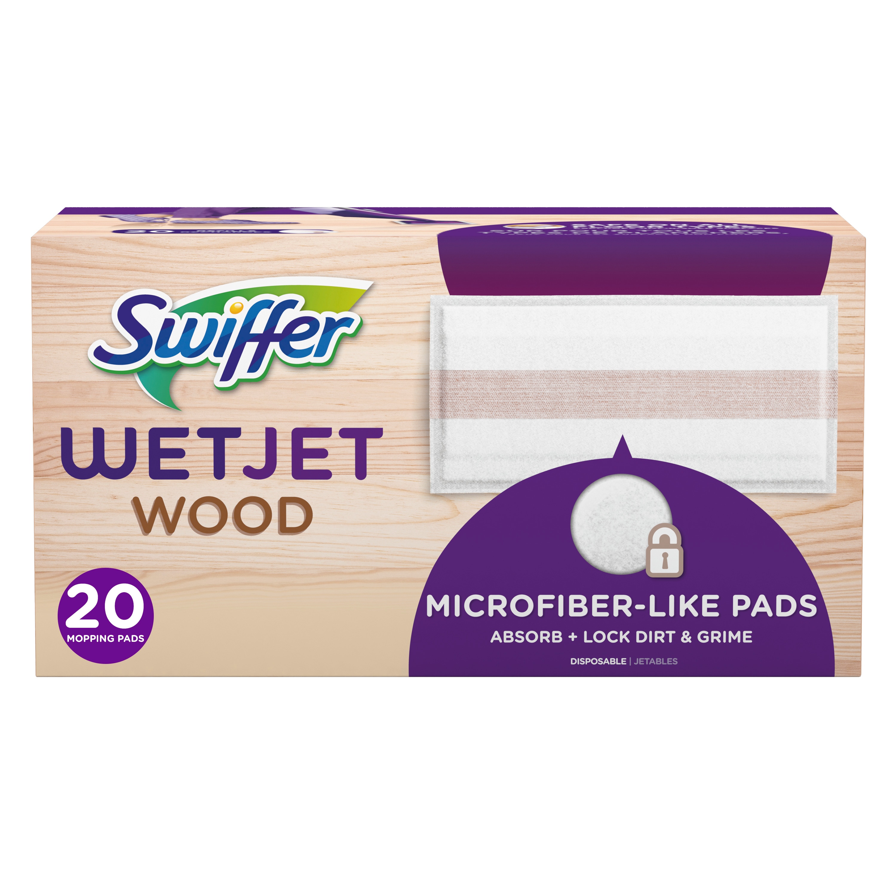 Swiffer WetJet Wood Microfiber Refill (20-Pack) in the Mop Refills