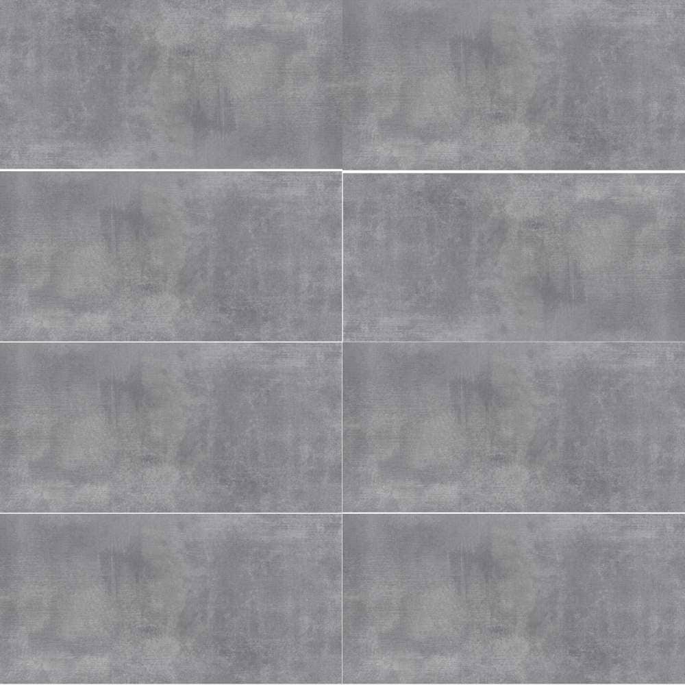 Studio Gris 12-in x 24-in Matte Porcelain Cement Look Floor and Wall Tile (14-sq. ft/ Carton) | - The Tile Life TCEME1224GR