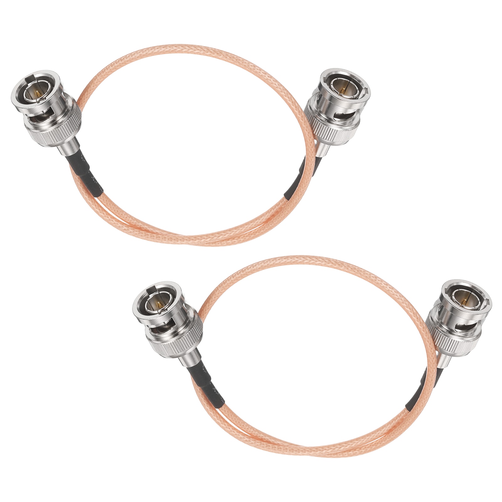 Unique Bargains 1.64FT 3G-SDI Cable BNC Male to Male HD-SDI Cable 75 Ohm RG179 Coaxial Video Jumper Video Camera Wire for Camera Surveillance CCTV Monitor Broadcast System Orange 2pcs