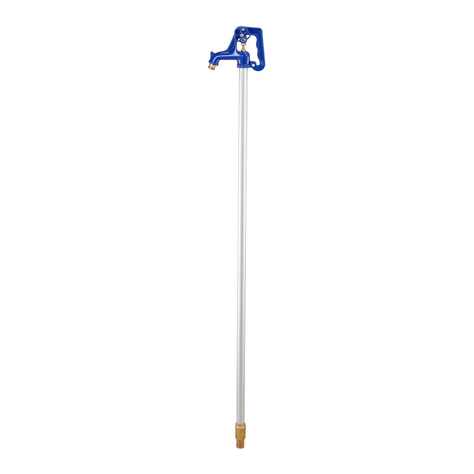GIVIMO 5.24-ft Frost-Proof Yard Hydrant with 36-in Bury Depth 3/4-in NPT Lead-Free Brass Connectors Lever Handle and Handwheel