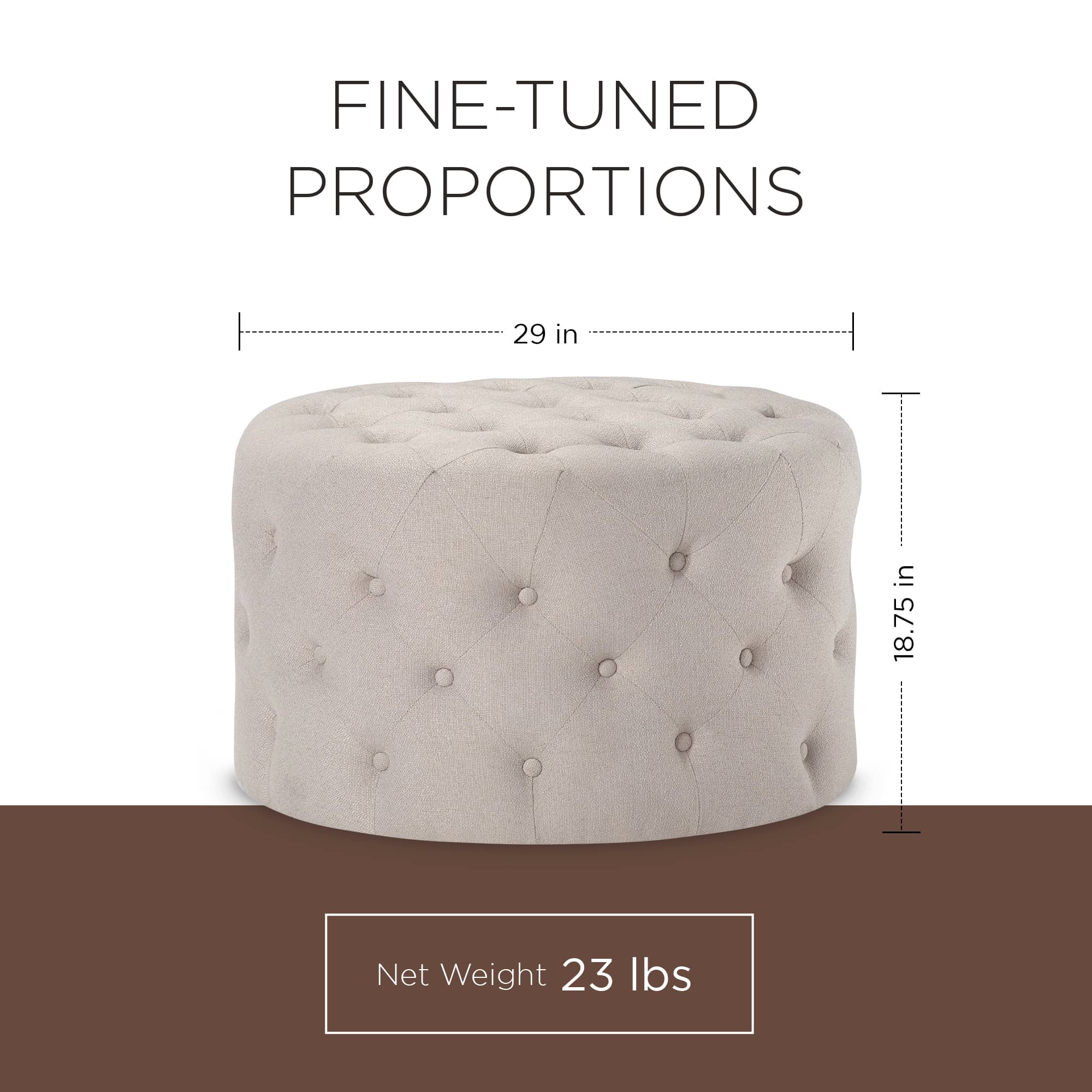 Maven Lane ML355501-FOM-DO Indoor-Ottomans - View #5