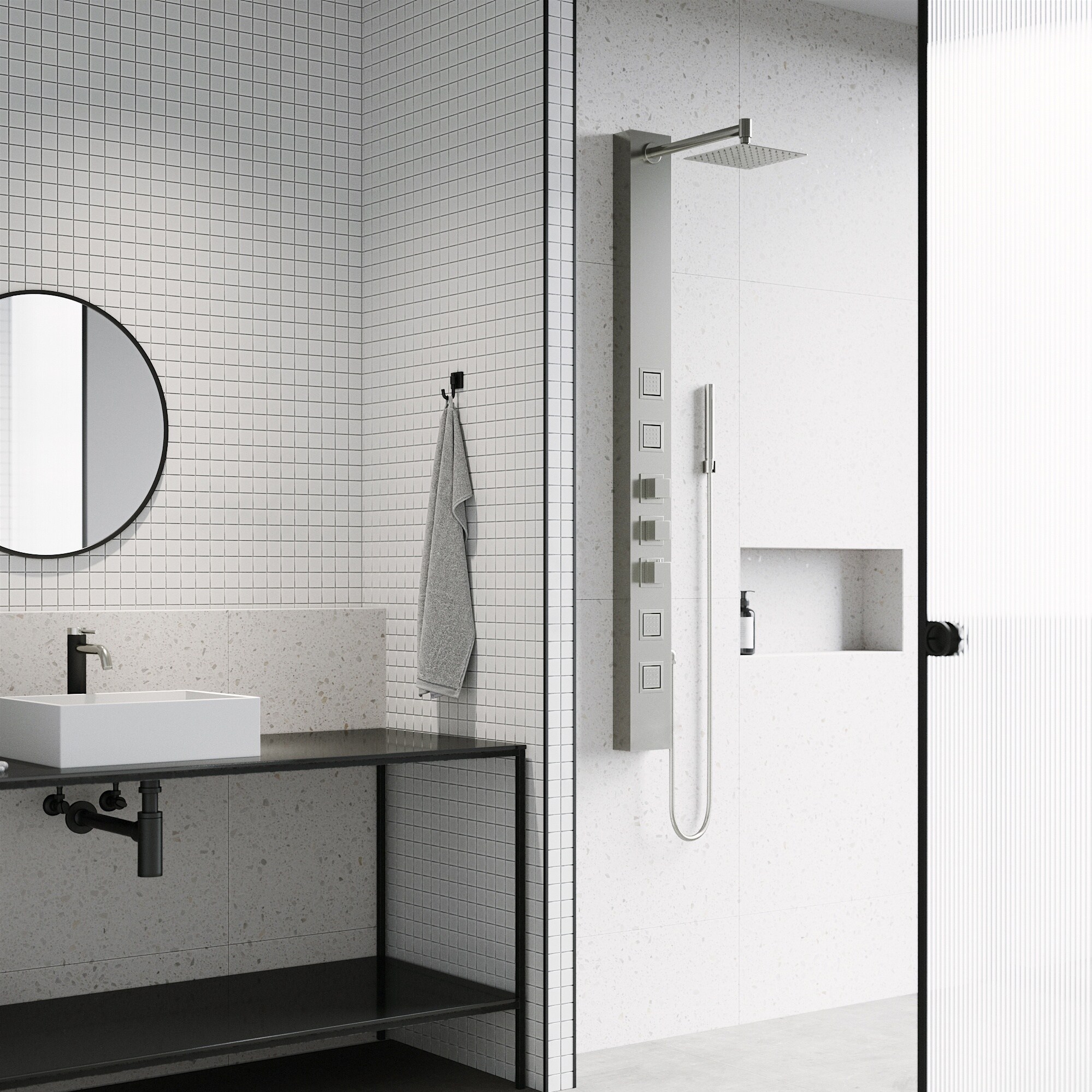 VIGO VG08021ST Showerhead-Bar-Panels - View #6