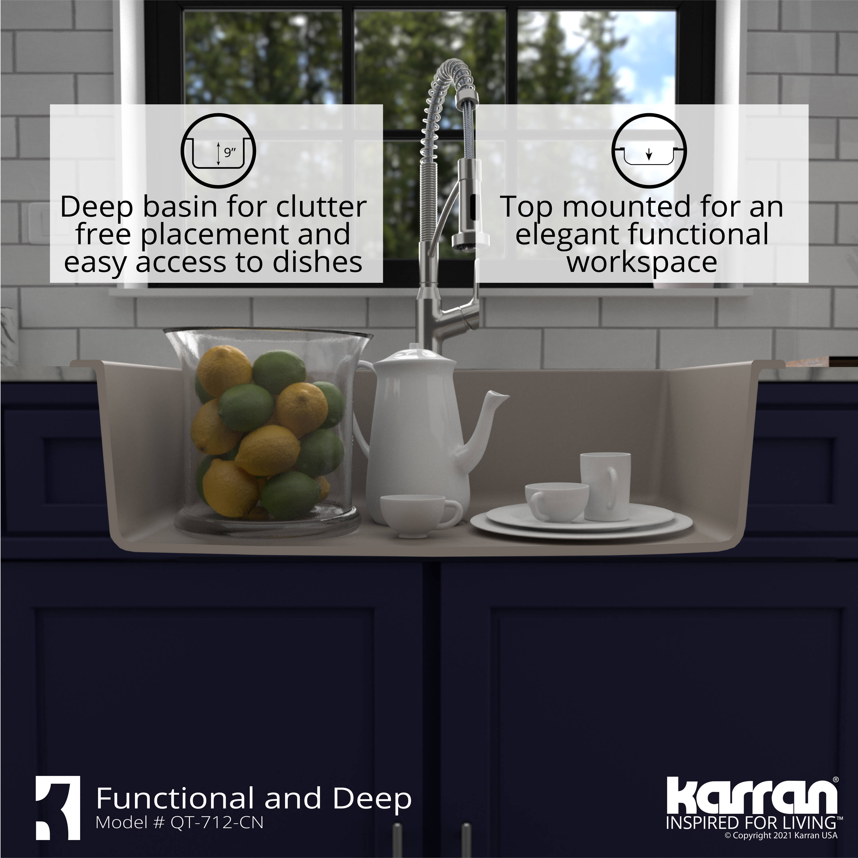 Karran QT-712-CN Kitchen-Sinks - View #9