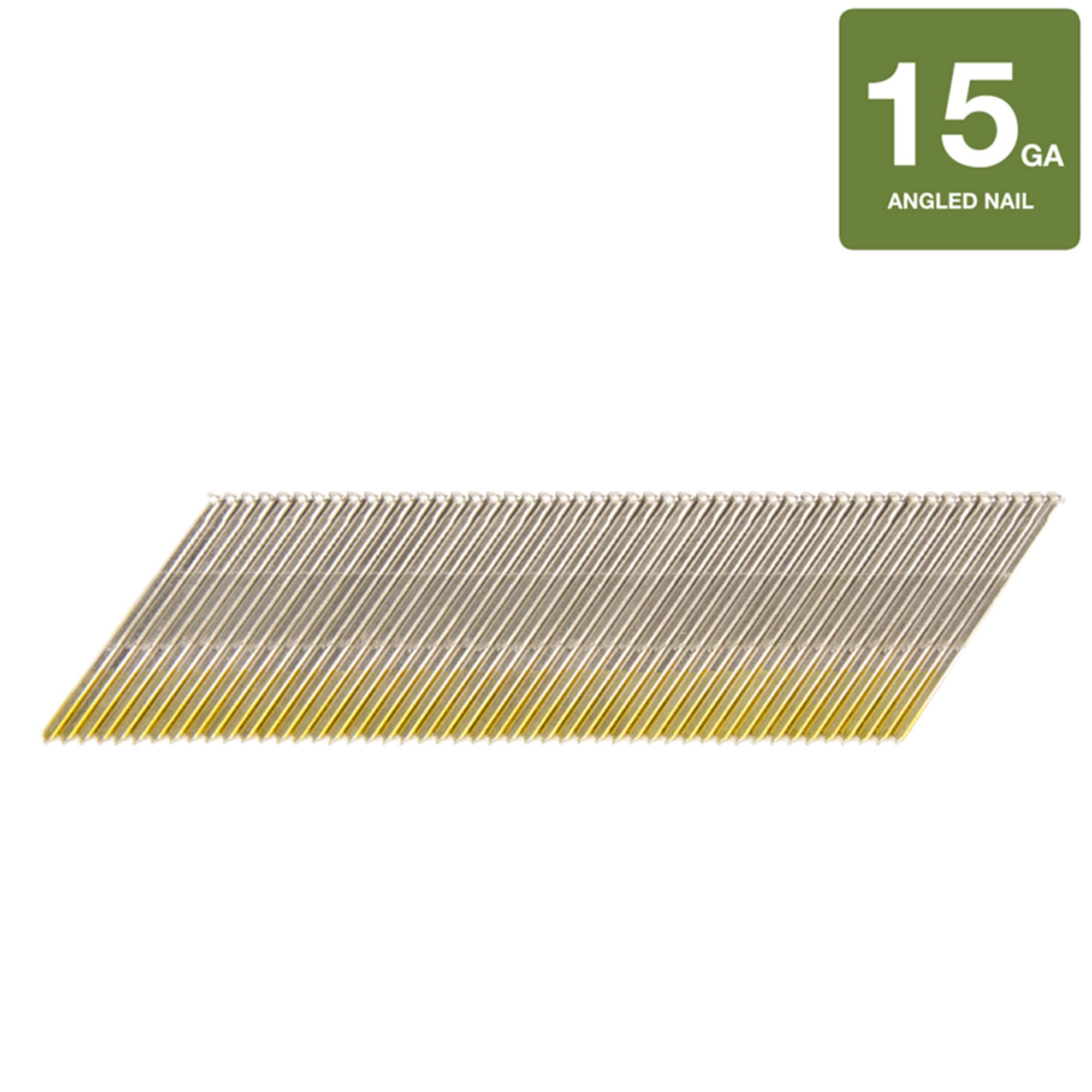 Freeman 2-1/2 in. 15-Gauge Glue Collated Stainless Steel Angle Nails, 1000  Per Box SSAF1534-25 - The Home Depot