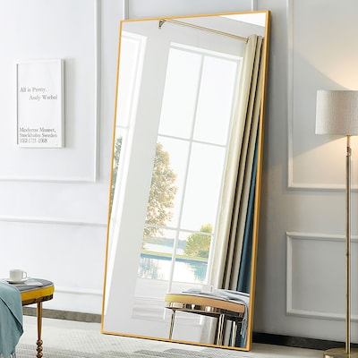 NeuType 34-in W x 71-in H Gold Full Length Mirror Lowes.com
