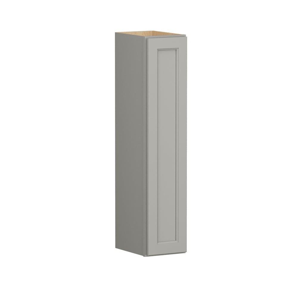 Shenandoah Glasson 9-in W x 42-in H x 12-in D Stone Painted Wall Fully Assembled Cabinet Recessed Panel Transitional