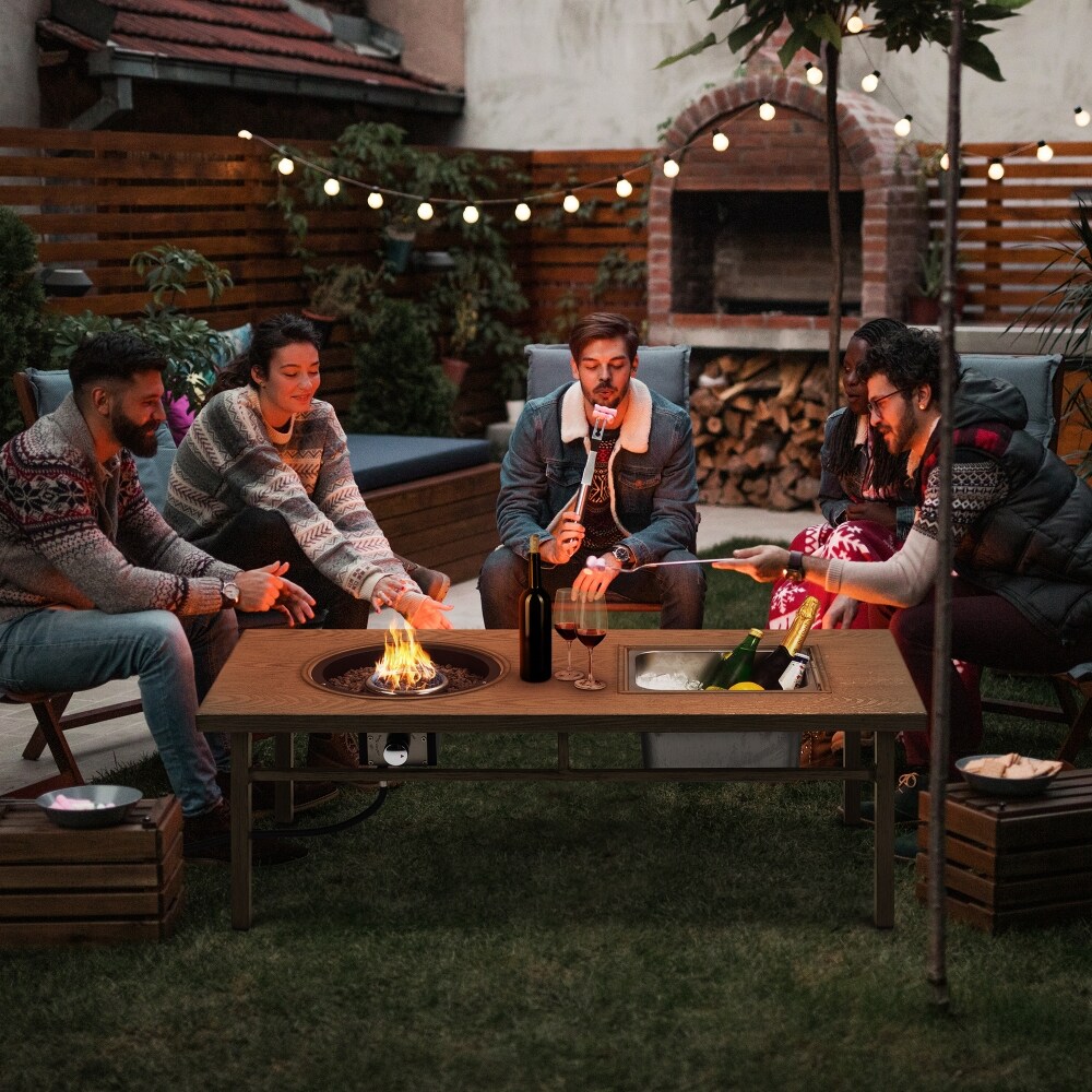 AHIOU HOME ZAAHG-140374ST Outdoor-Gas-Firepits - View #3