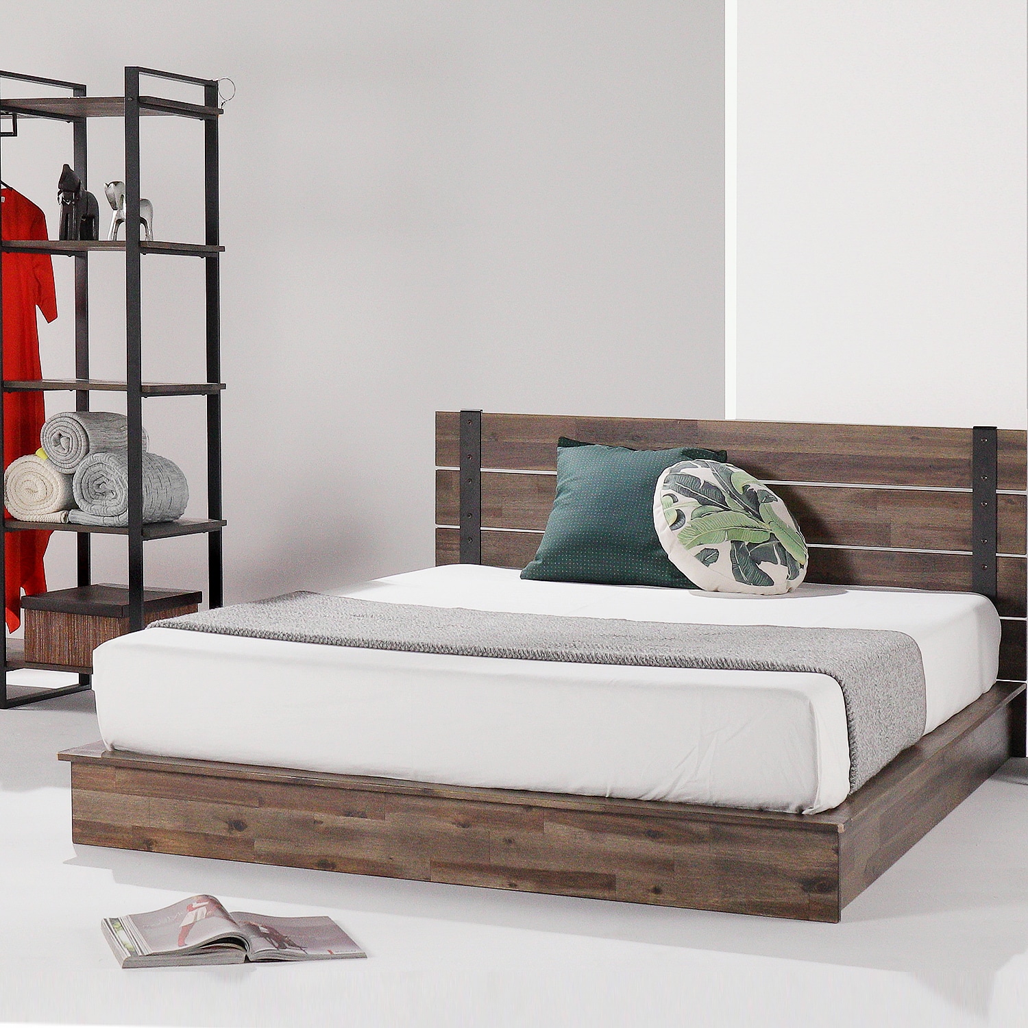 Zinus SPI-RRNP-07T Woodgrain Twin Wood Platform Bed