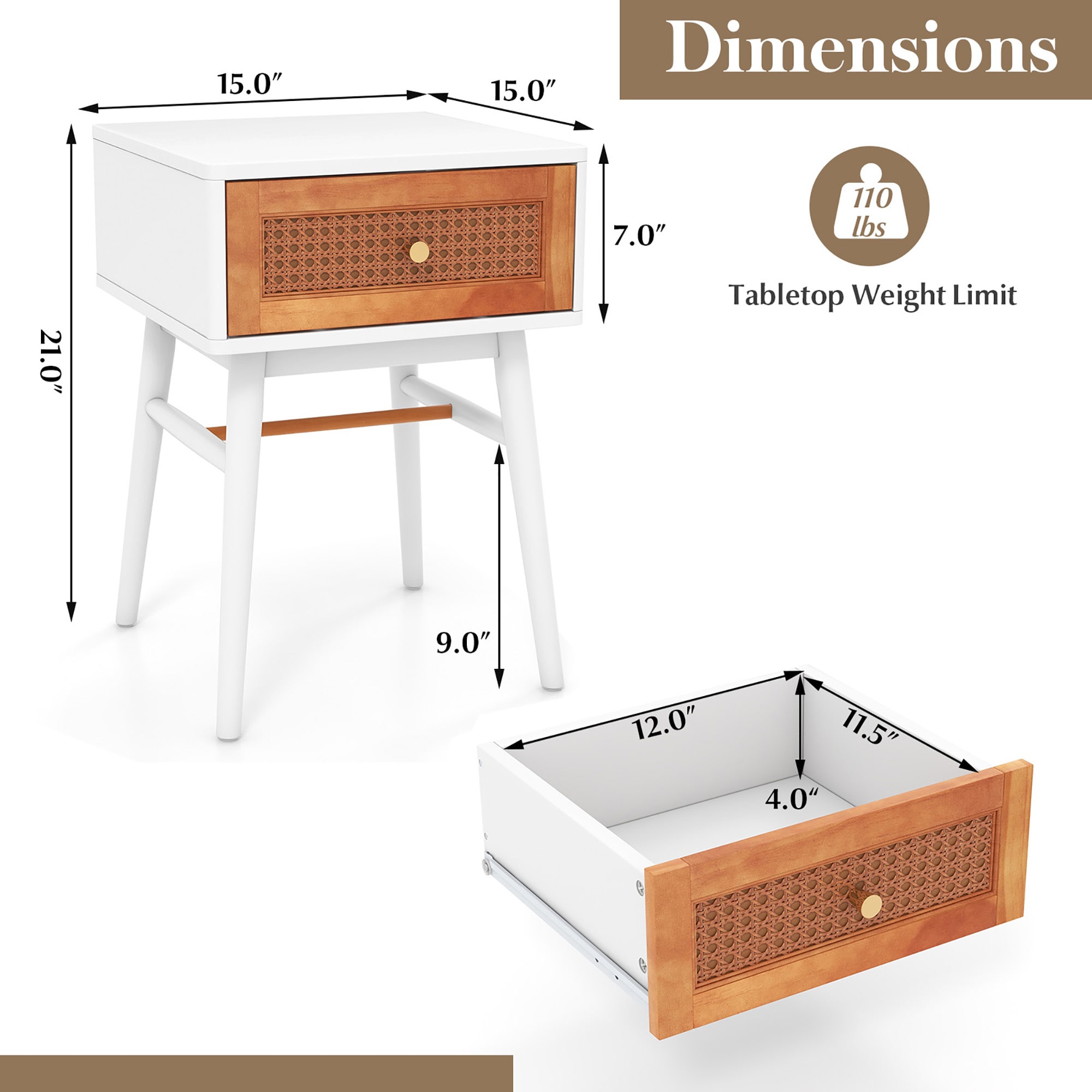 Goplus LWS00335 End-Tables - View #2