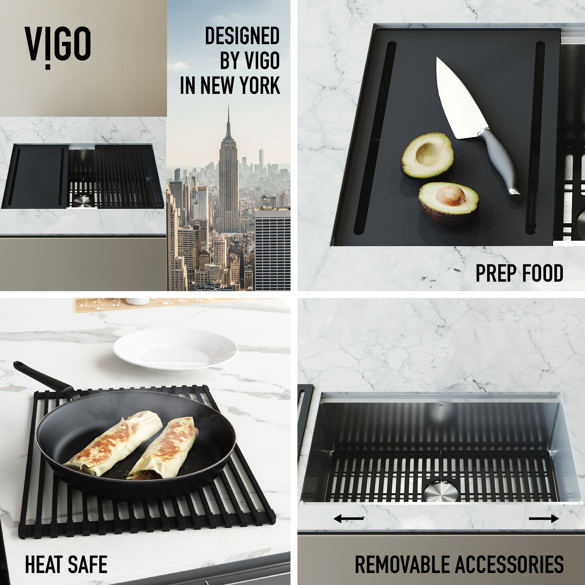 VIGO VG151044 Kitchen-Sinks - View #7