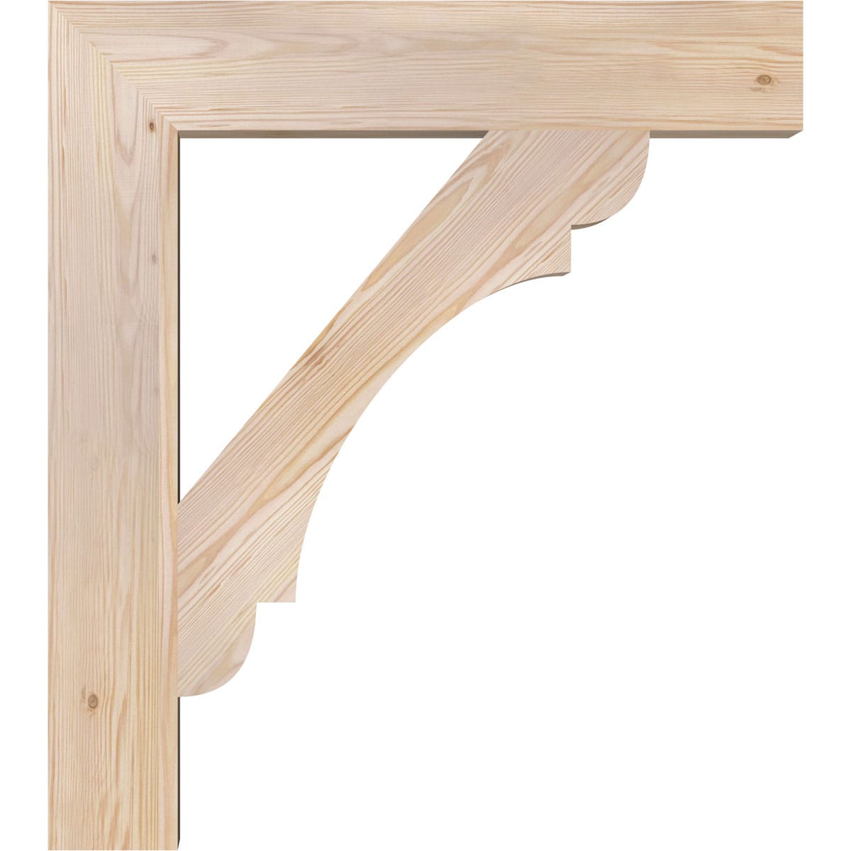 Ekena Millwork BKT06X32X36OLY05SDF Exterior-Brackets-Braces - View #3