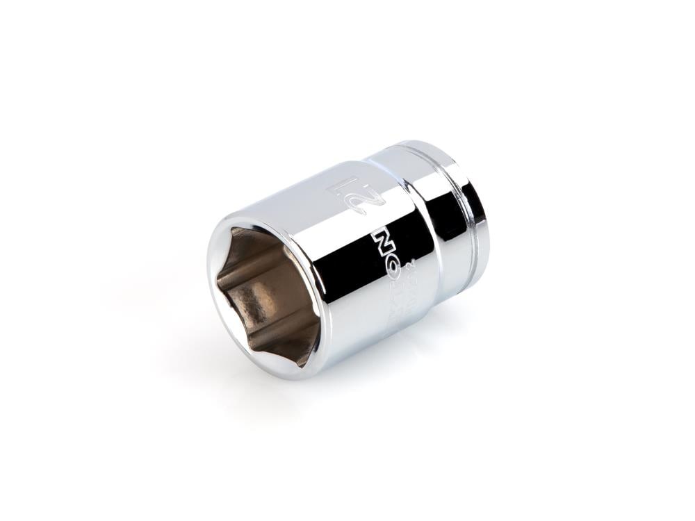 TEKTON SHD22121 1/2-in Drive Metric 21mm Shallow Socket