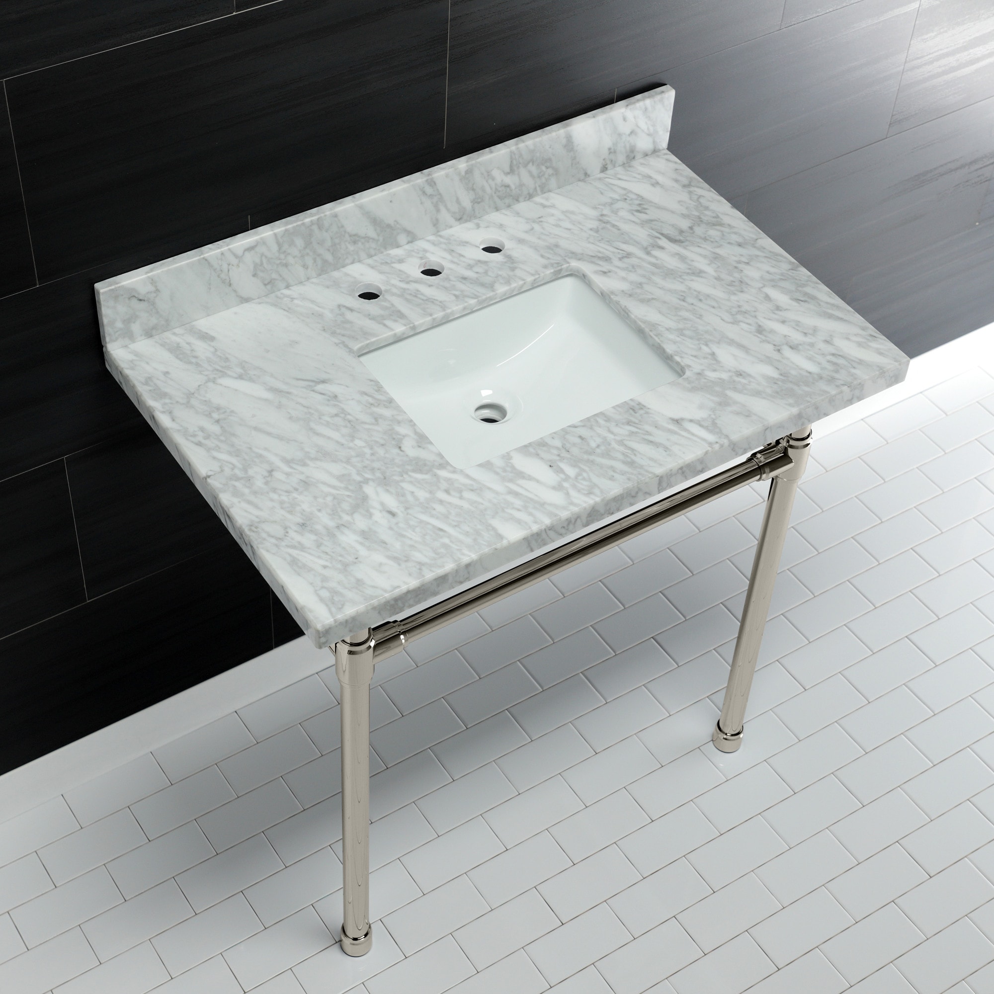 Kingston Brass WLKVPB36M8SQ6ST Bath-Sink - View #5