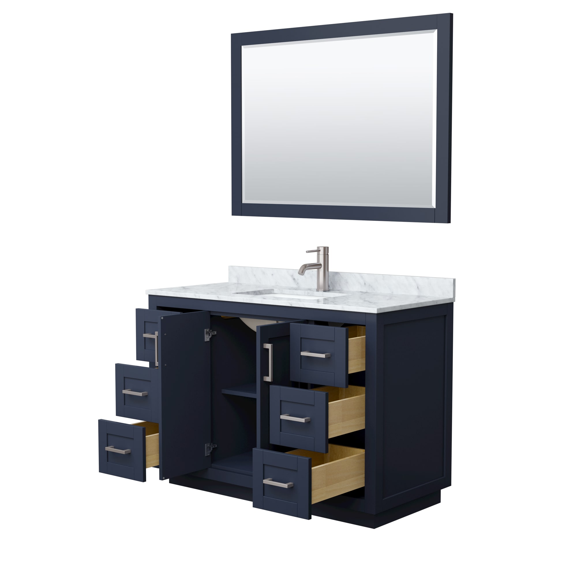Wyndham Collection WCF292948SBNCMUNSM46 Bath-Vanity-Combo - View #3