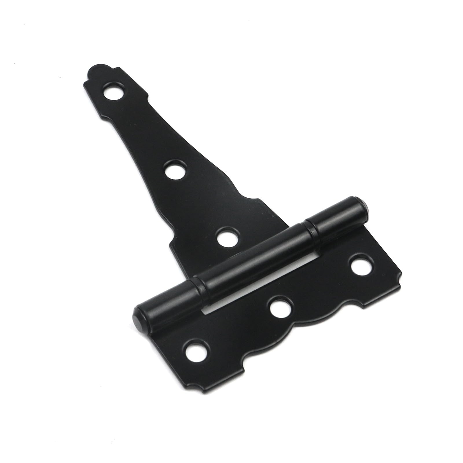 Aoibox  4 in Iron T Shaped Gate Hinges Heavy Duty for Outdoor Shed Doors Barn Doors Farm Gates with 180 Degree