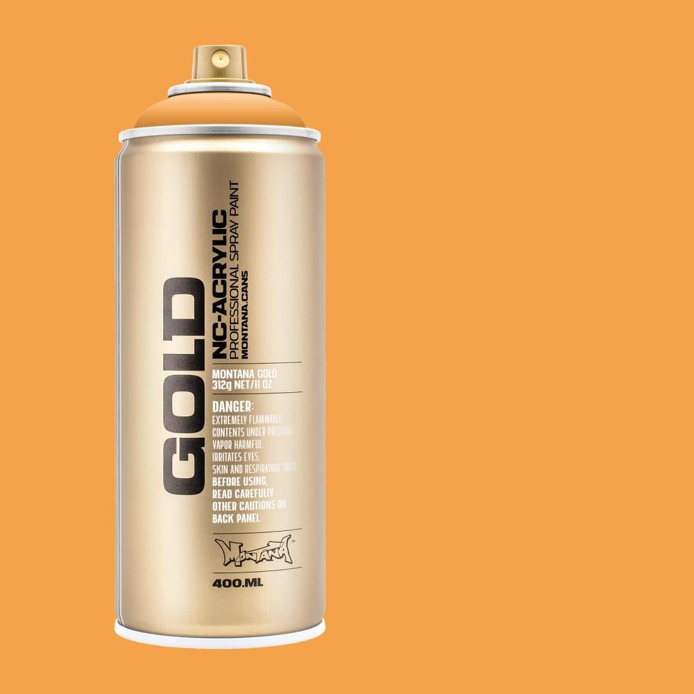 Montana Cans MXG-G2030 GOLD Matte Blast Orange Spray paint ( NET WT. 11-oz )
