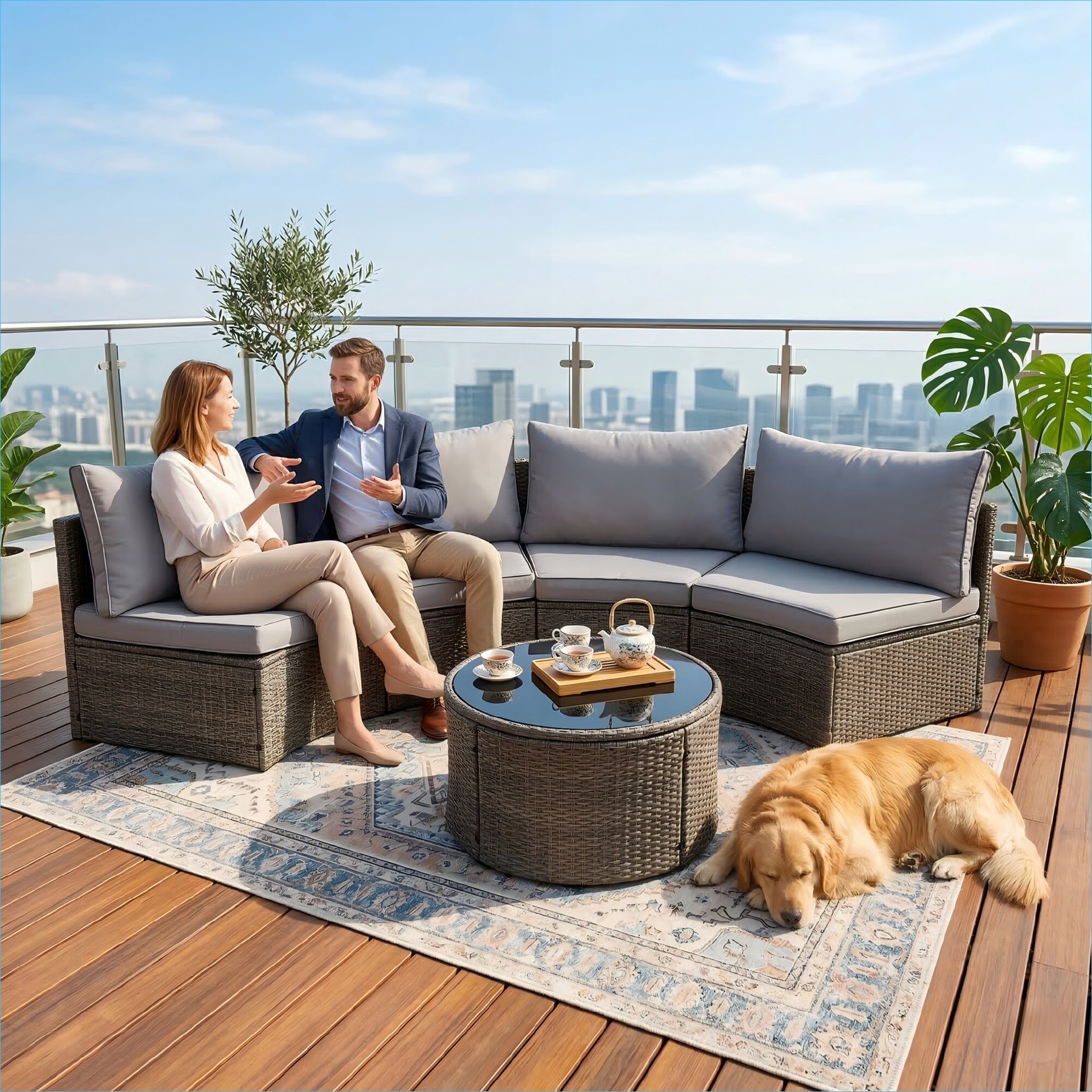 Watnature C0QBC9XEH28J Patio-Conversation-Sets - View #6
