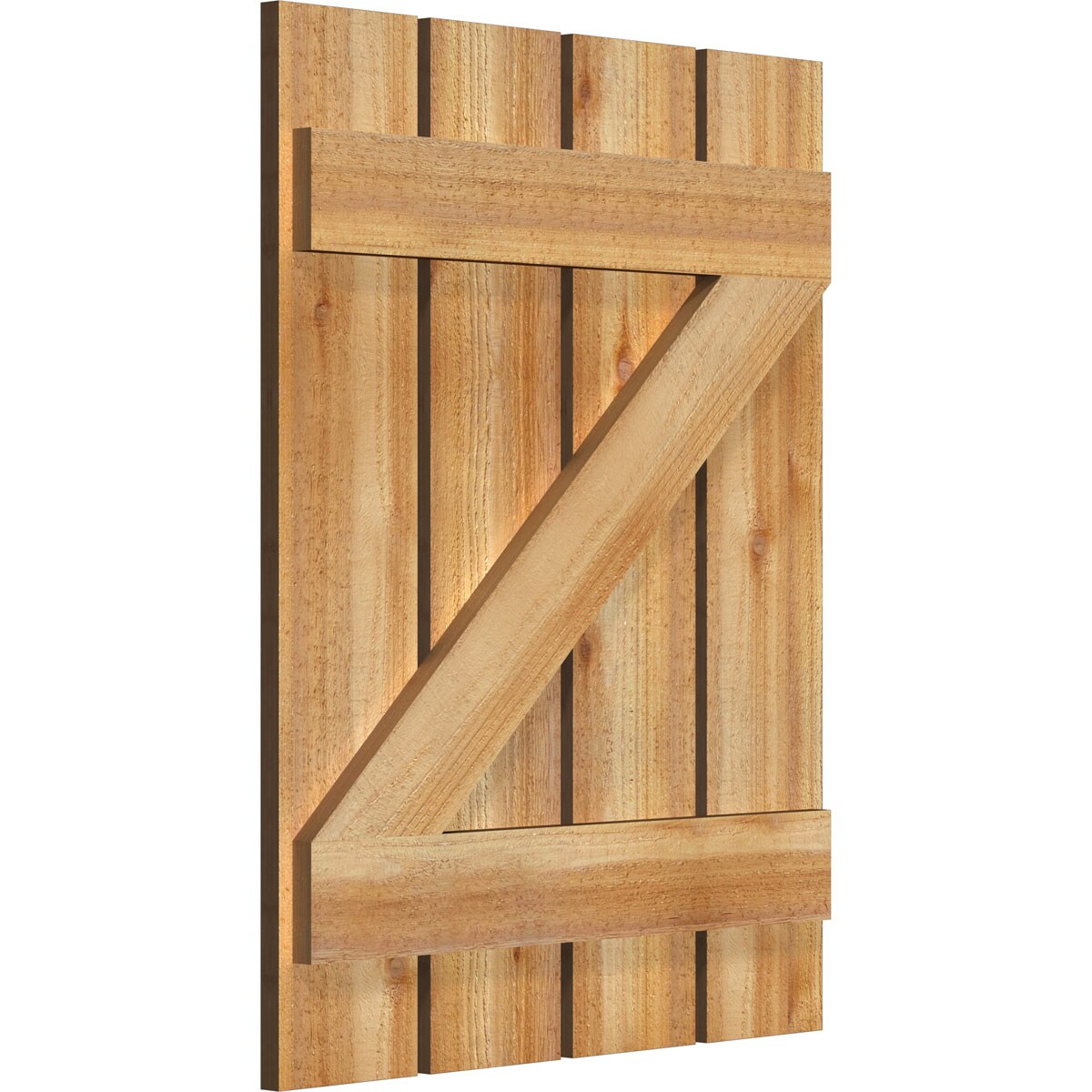 Ekena Millwork RBS06Z23X030RWR Exterior-Shutters - View #2