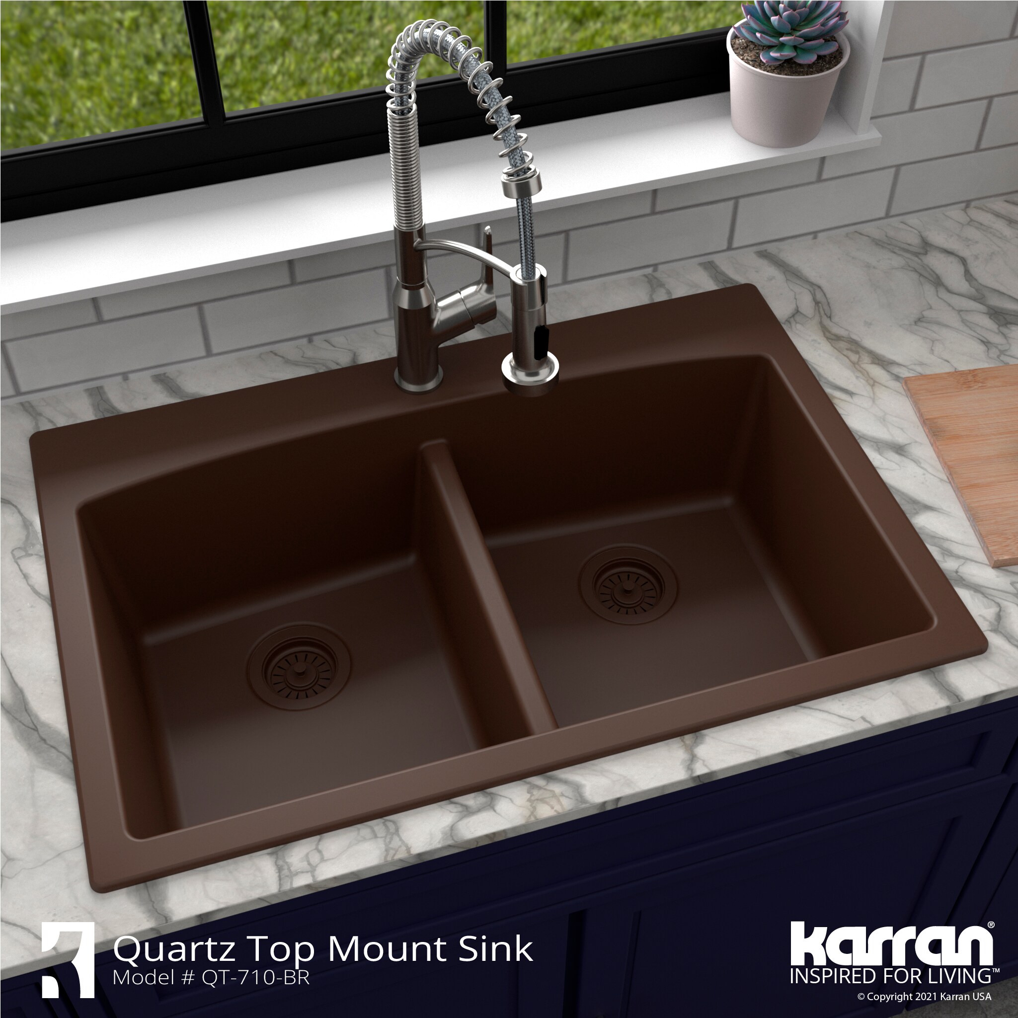 Karran QT-710-BR Kitchen-Sinks - View #6