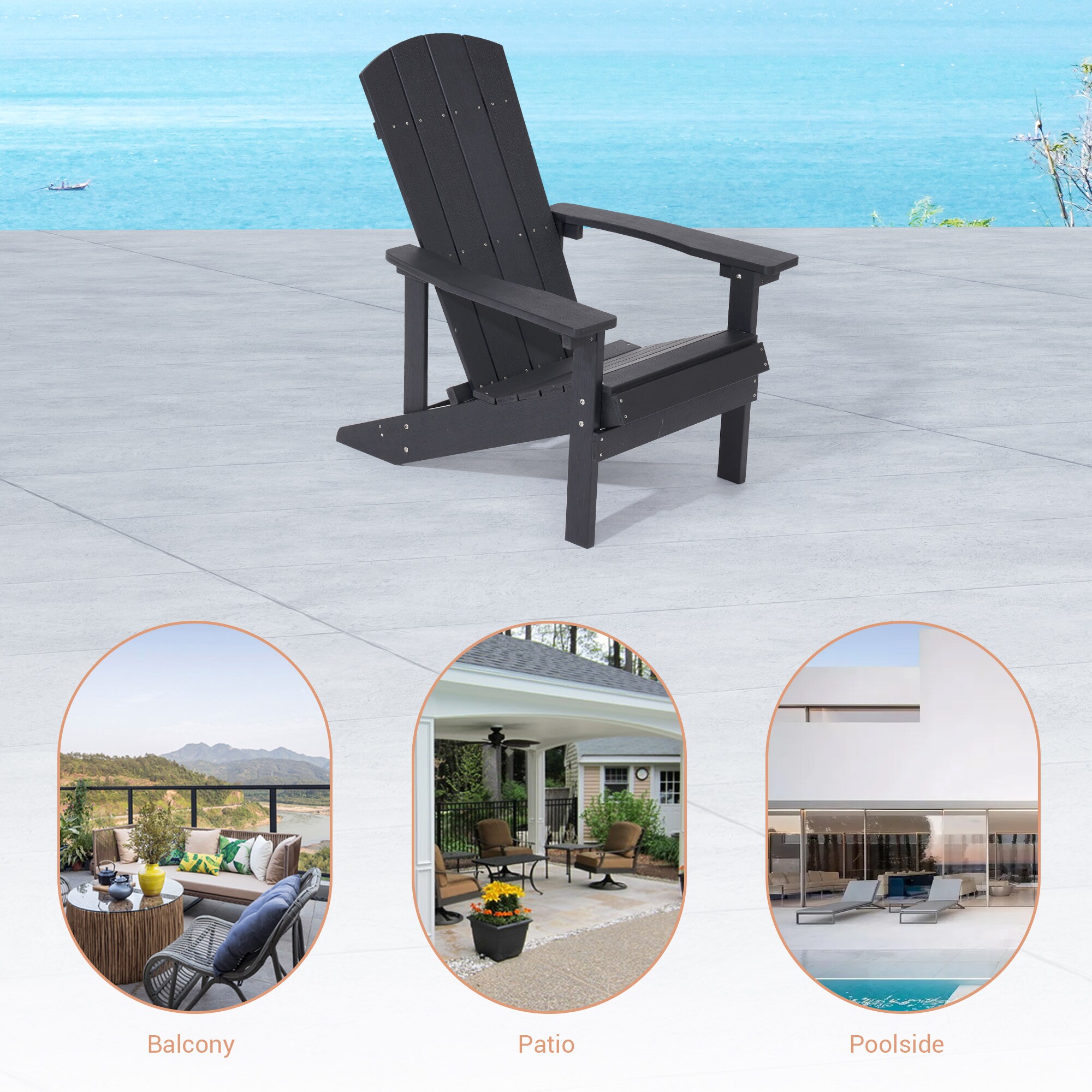 ACEGOSES LW-QW-B8BK-4 Patio-Chairs - View #6