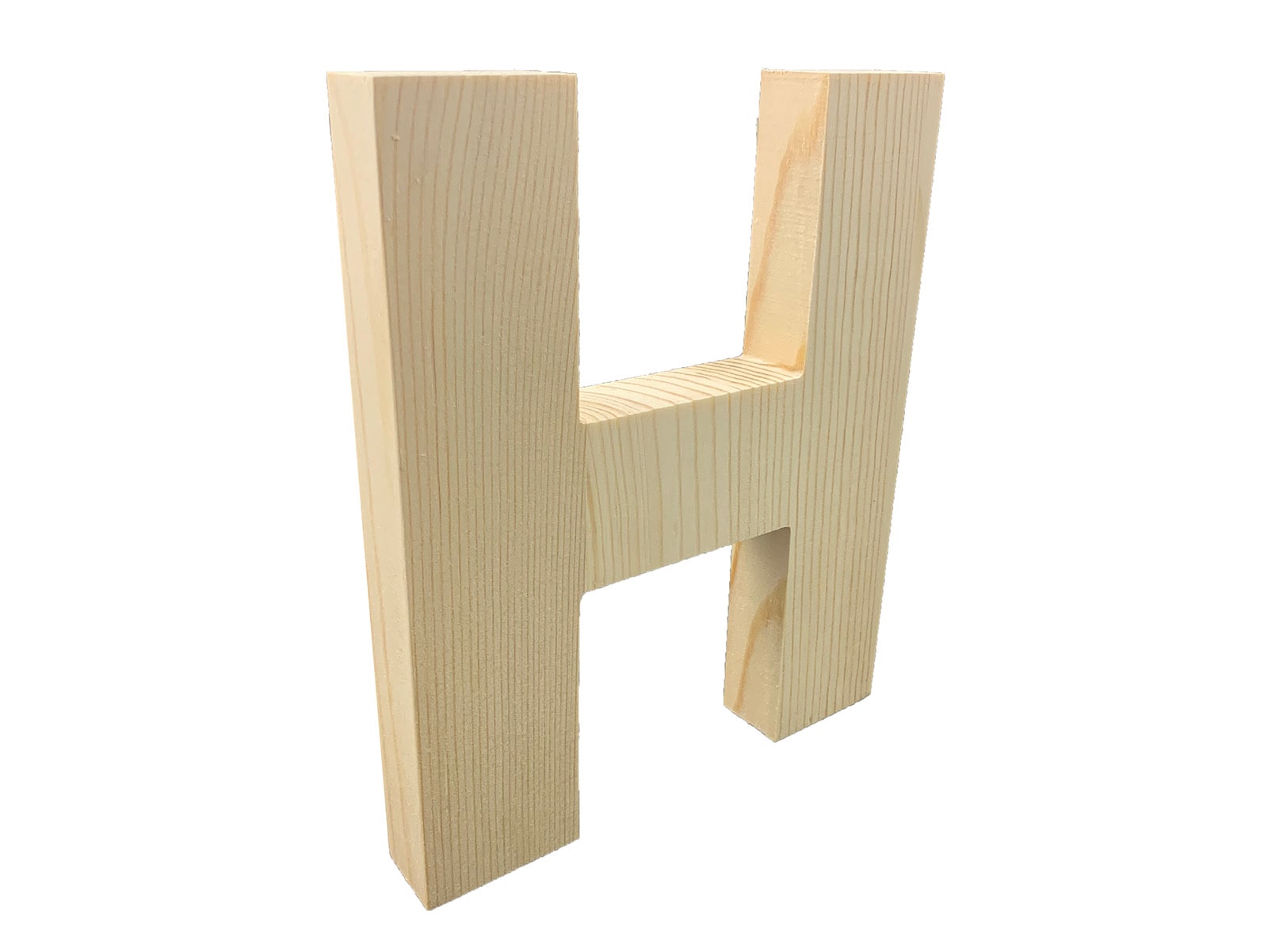 Wooden Letter K 12 inch or 8 inch, Unfinished Large Wood Letters for Crafts, Woodpeckers