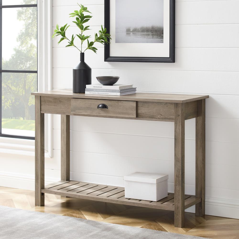 Walker Edison LWF48CYETGW Console-Sofa-Tables - View #2