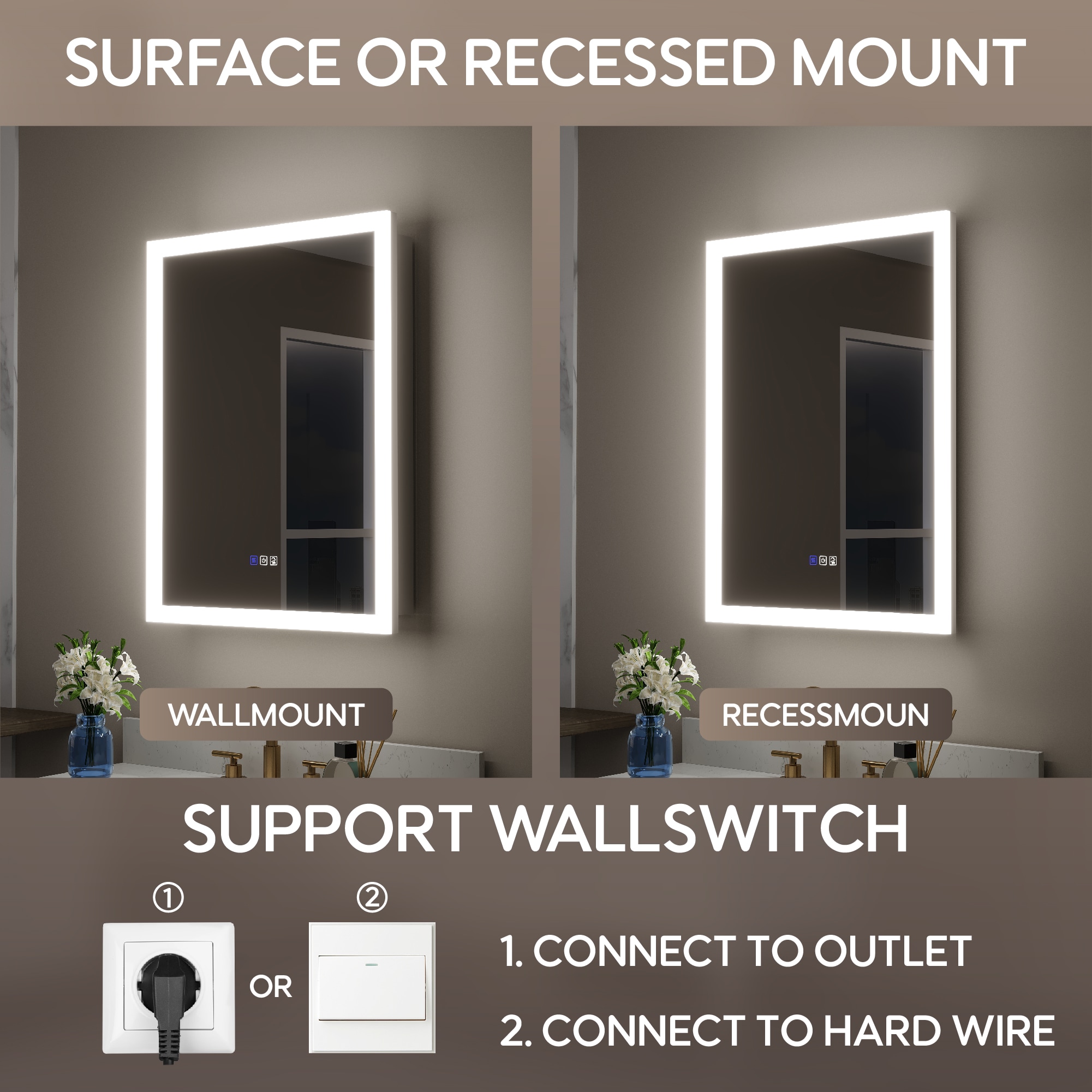 CALVON RCRS4-6430L-MC Bathroom-Medicine-Cabinets - View #5