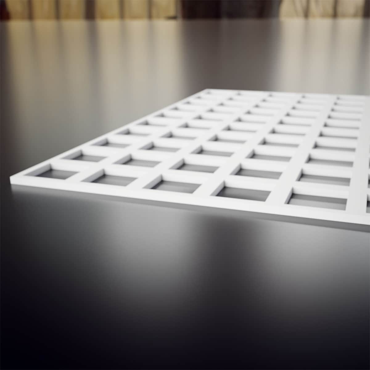 Medium Unfinished PVC Decorative Fretwork Wall Panels