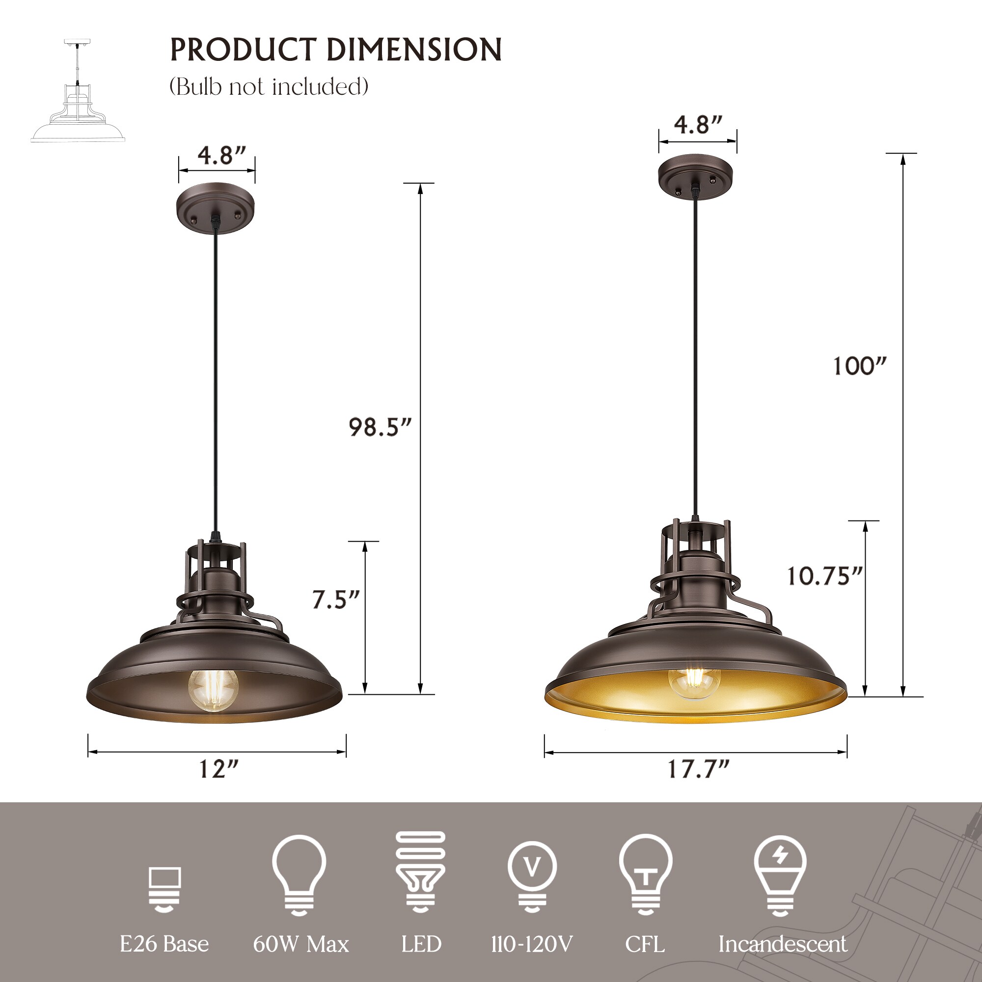 LTMATE LS4FY15-MP-L ORB Pendant-Lights - View #2