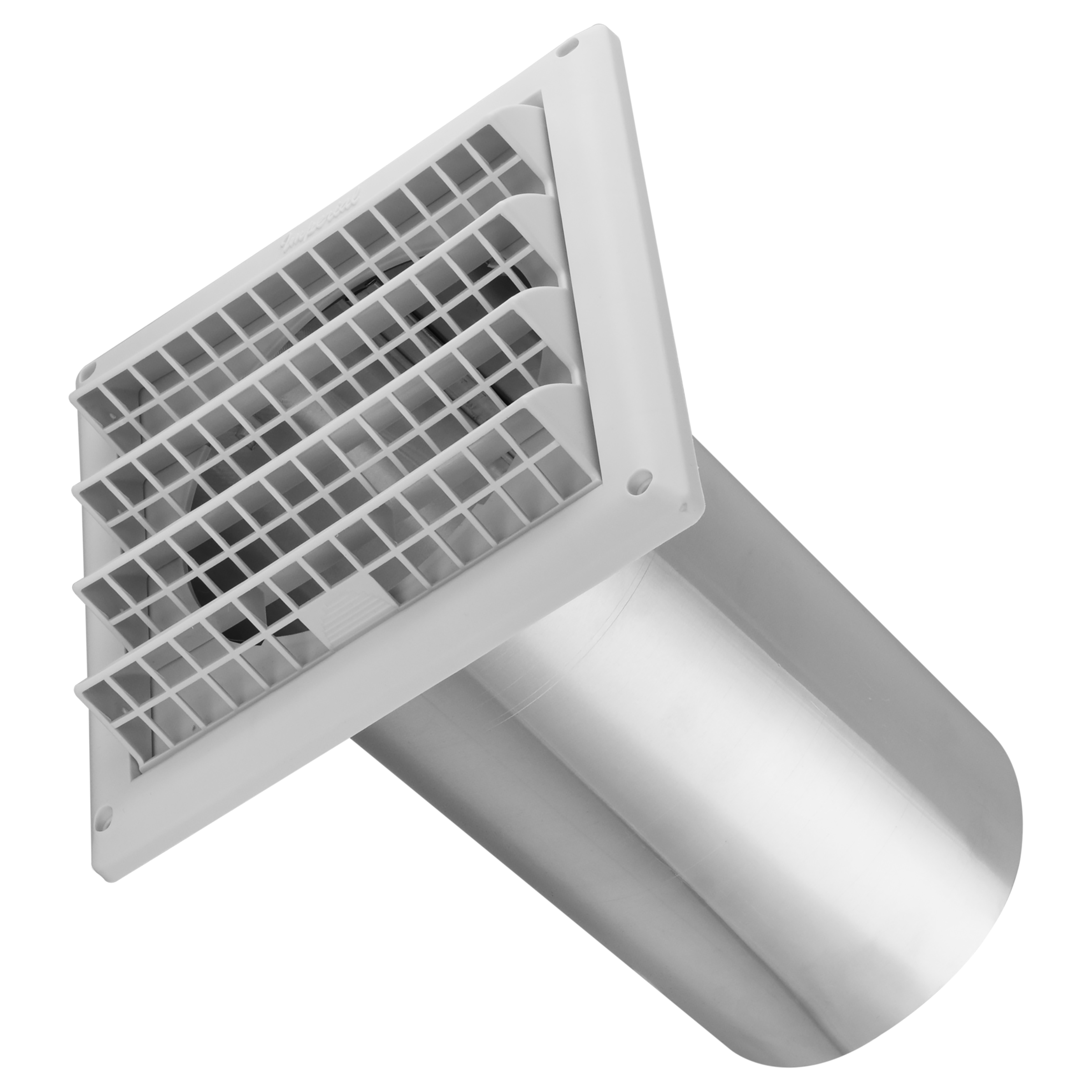 IMPERIAL VTL0019 6-Inch Air Intake Hood LVRD White