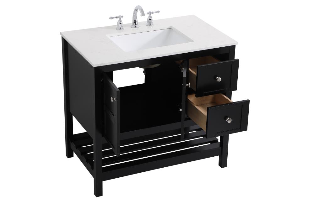 Elegant Decor FI49236BK Bath-Vanity-Combo - View #5