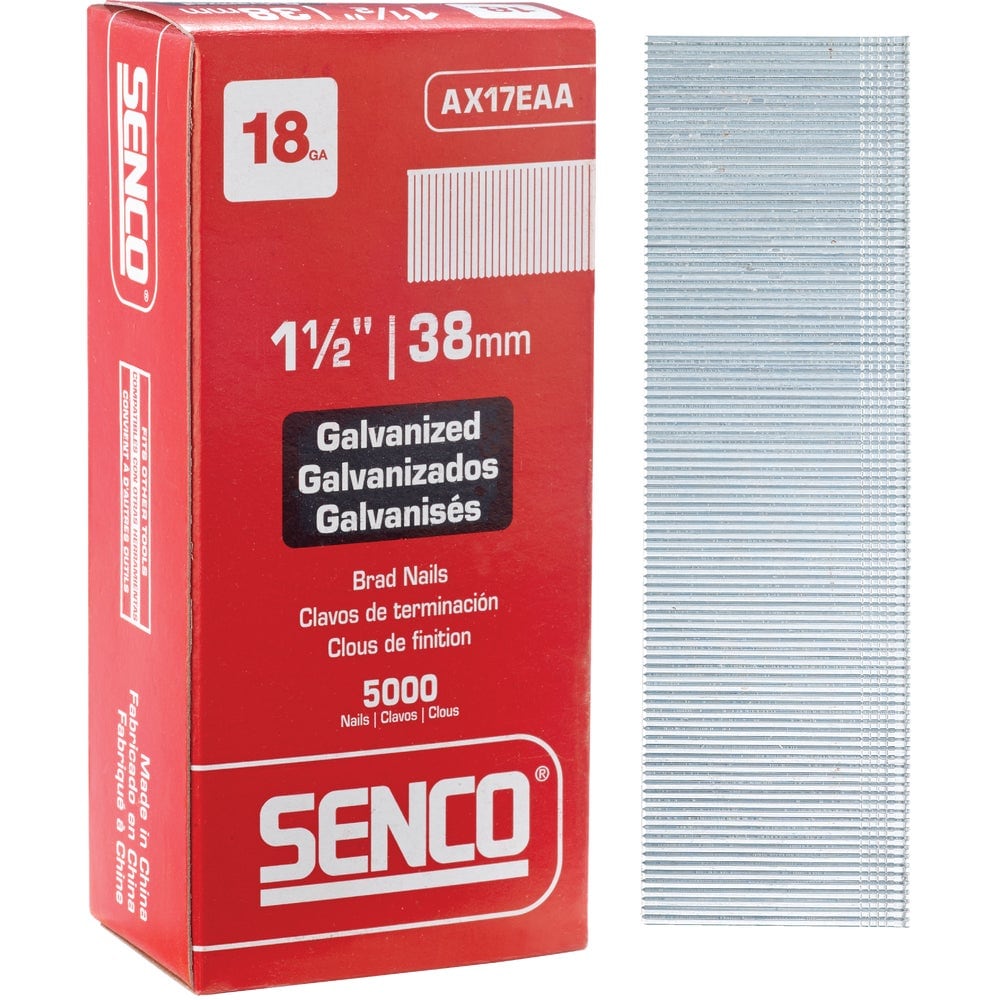 SENCO Premium 18 Gauge Finish Nails One and Half Inch 5000 Count Best Seller