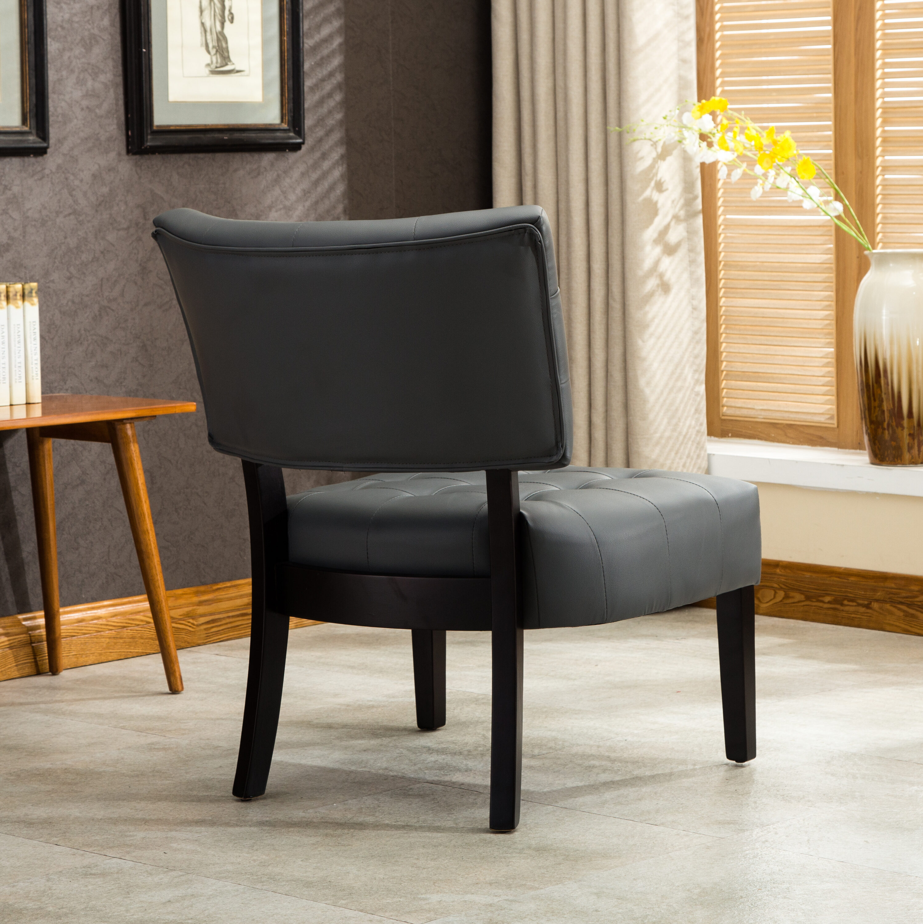Roundhill Furniture AC002GY chairs - View #7
