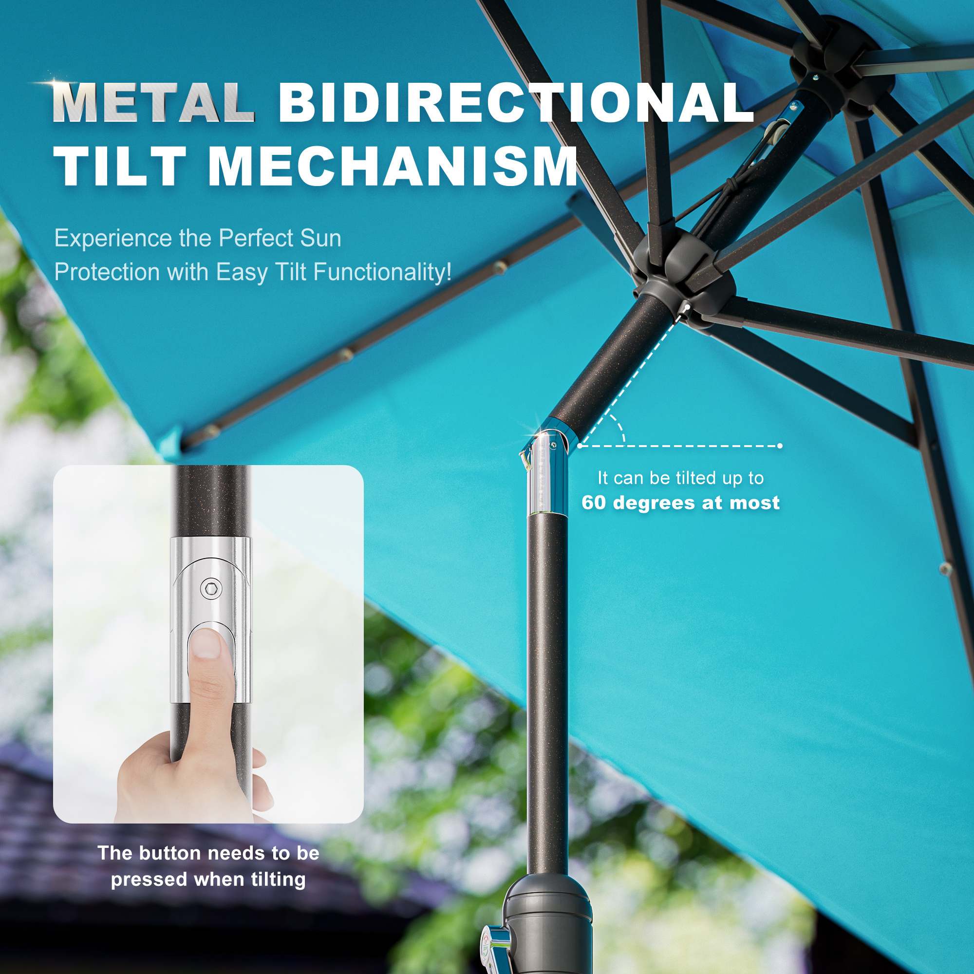 Aok Garden LWP-LED041LB Umbrellas-2 - View #6