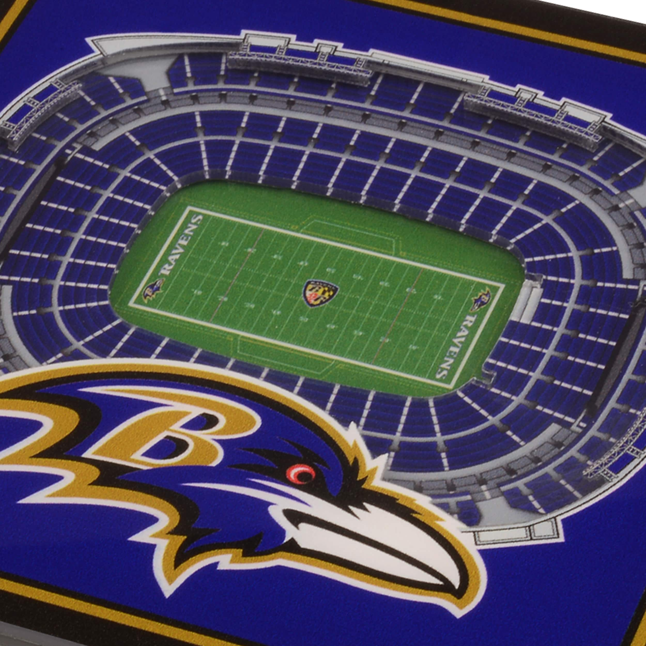 3D NFL Stadium Coaster Set - Seattle Seahawks