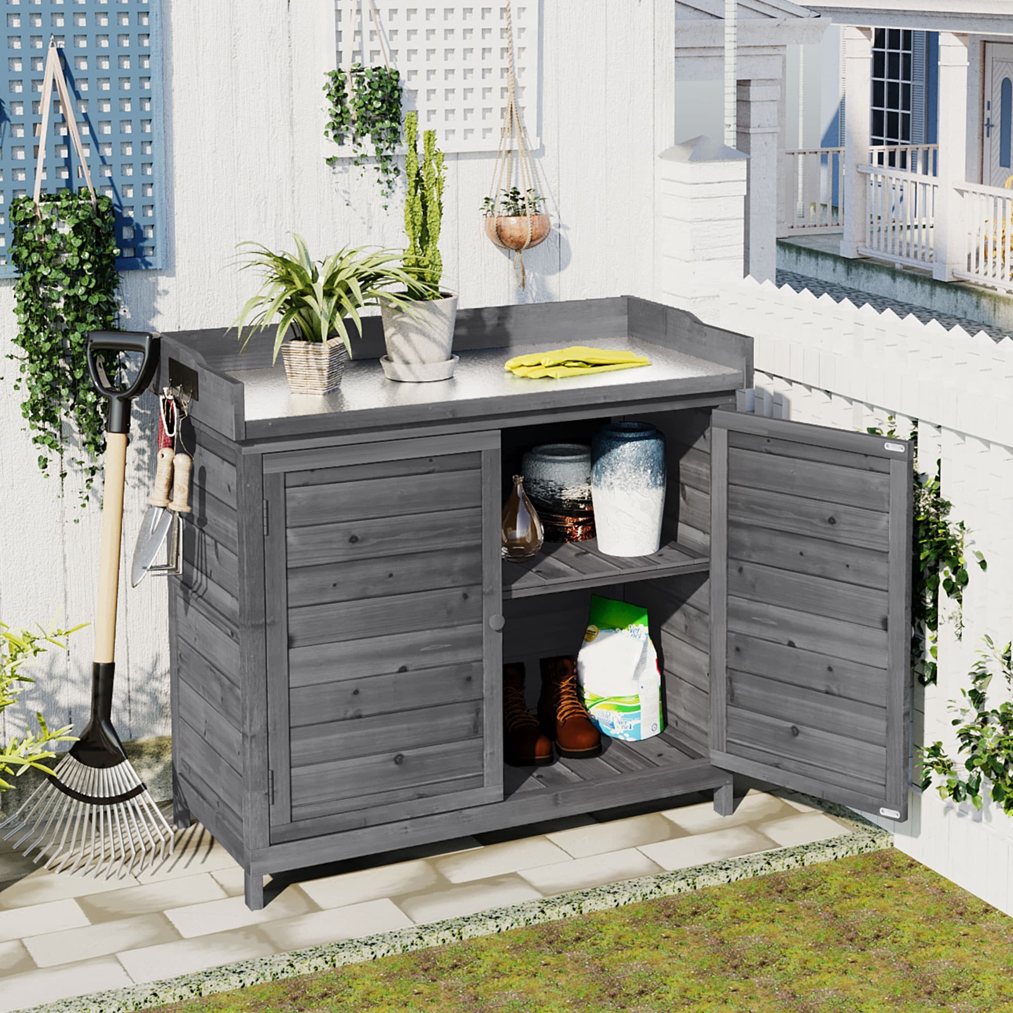 Kahomvis G243-QP717-17 Potting-Benches - View #2