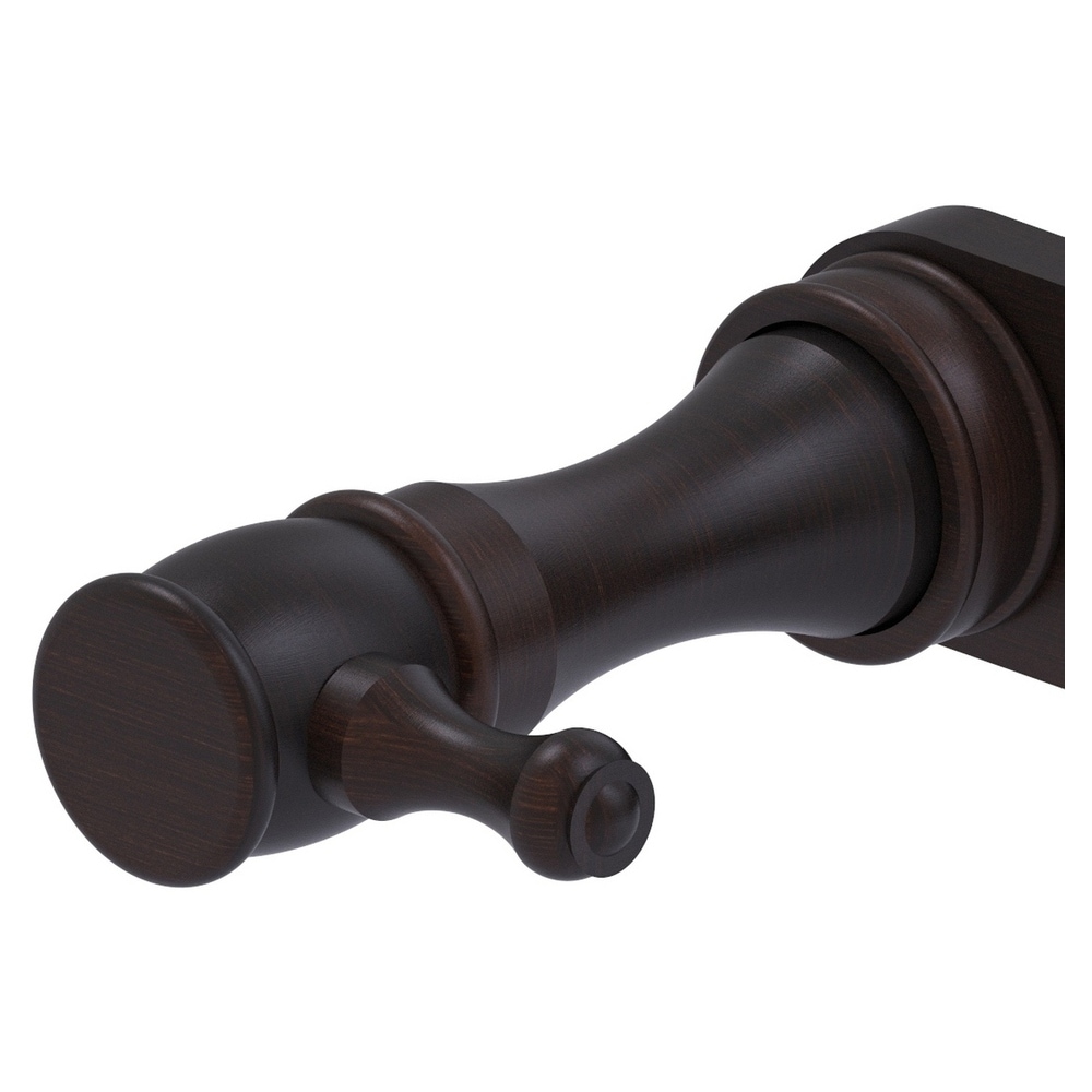 Allied Brass FR-24R-VB Fresno Collection Rollerless Toilet Paper Holder, Venetian Bronze