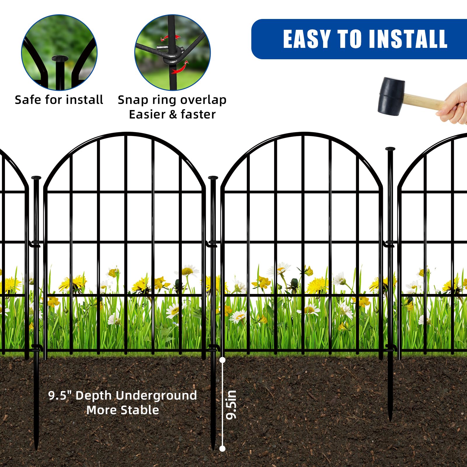 Afoxsos LAF0304F11 Garden-Utility-Fencing - View #6