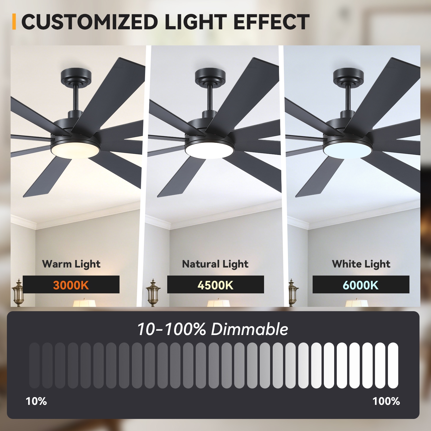 Gleam Flare GF-8666-72BK Ceiling-Fans - View #7