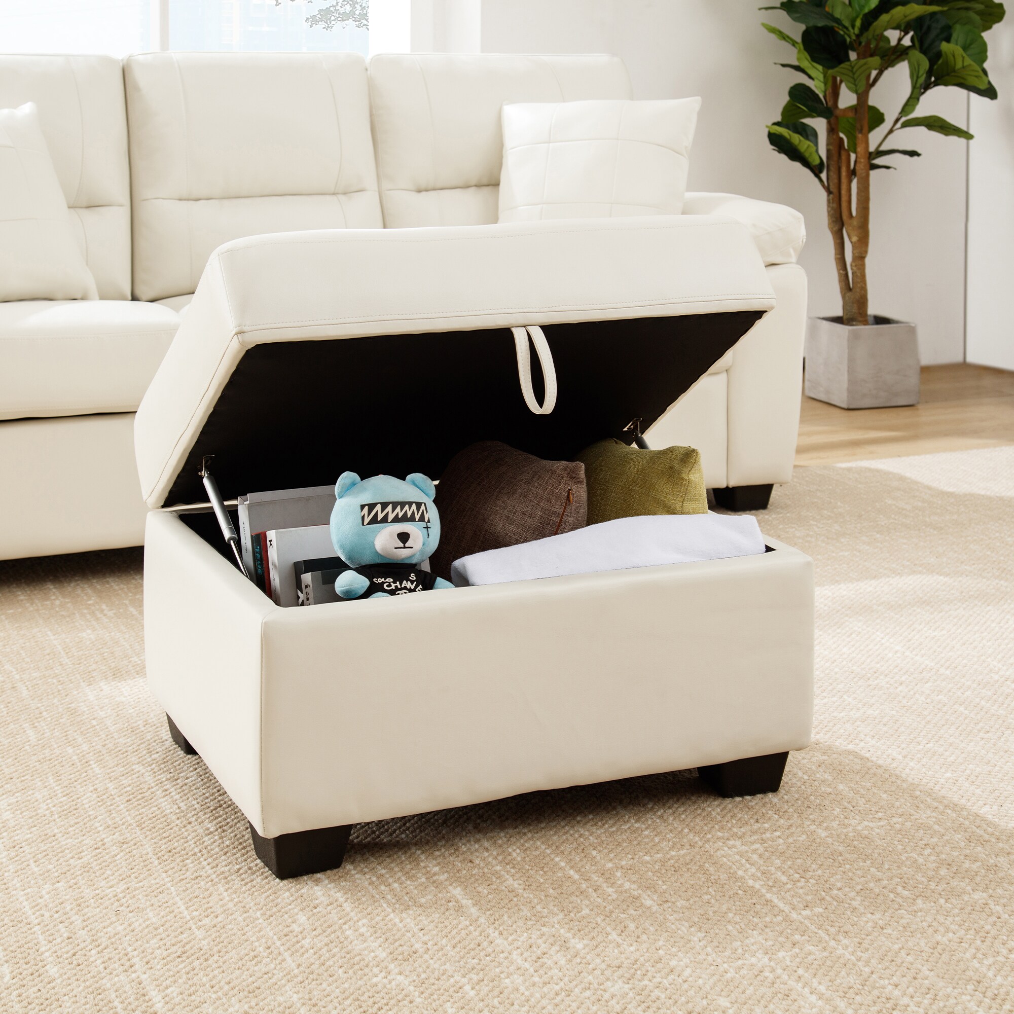 FARATI G101-WT-OT Indoor-Ottomans - View #3