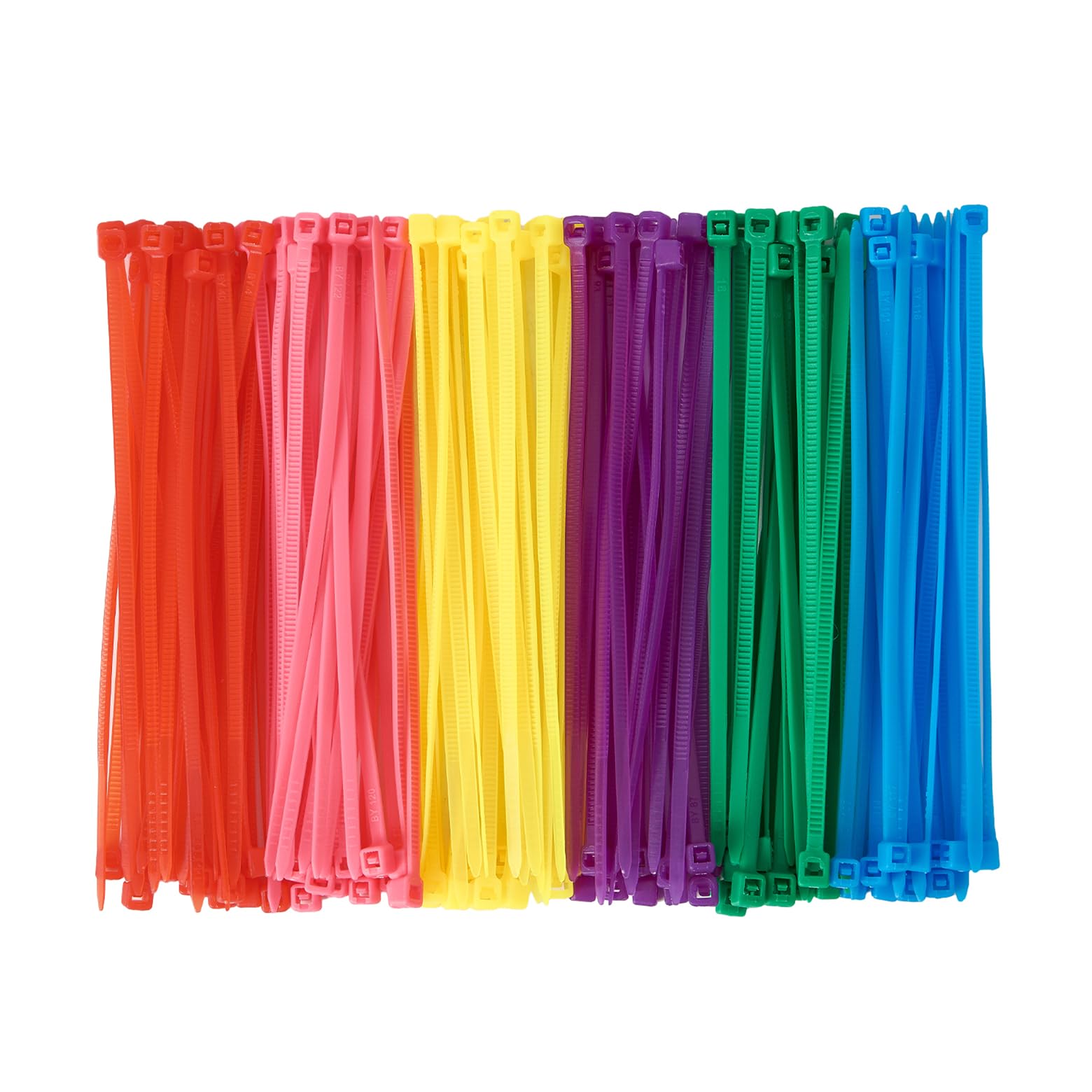 CYIKE  600pcs Small Colored Zip Ties 8 Inch Multi Color Plastic Wire Ties for Cable Management and Decoration durable home and garden accessory